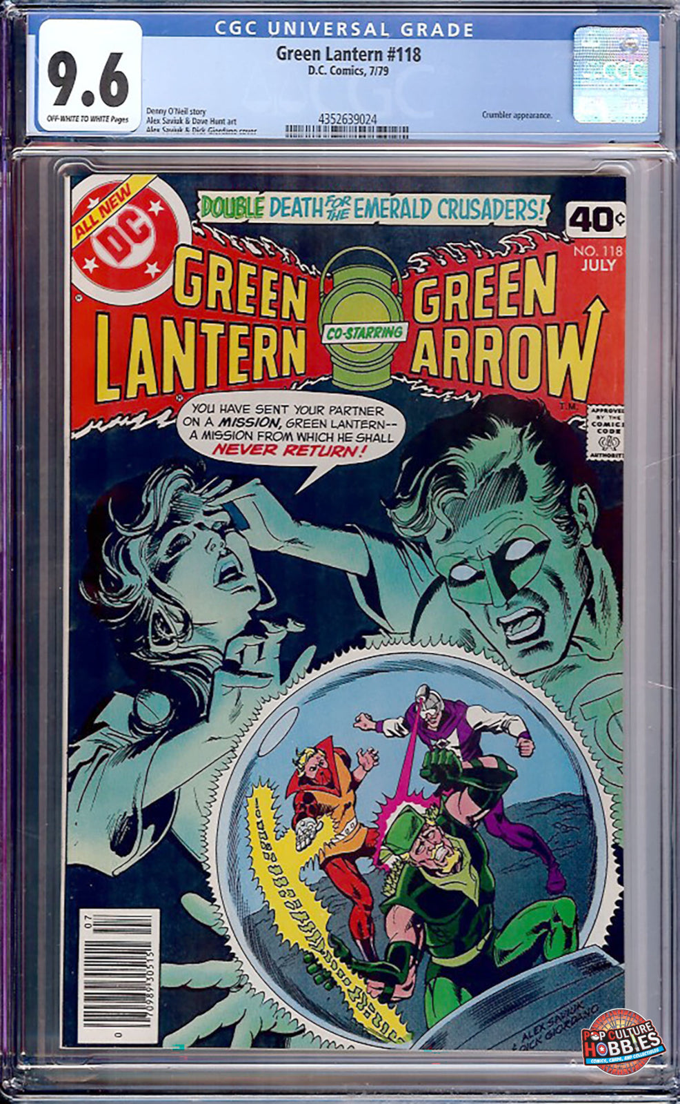 Green Lantern #118 (DC, 1979) CGC 9.6