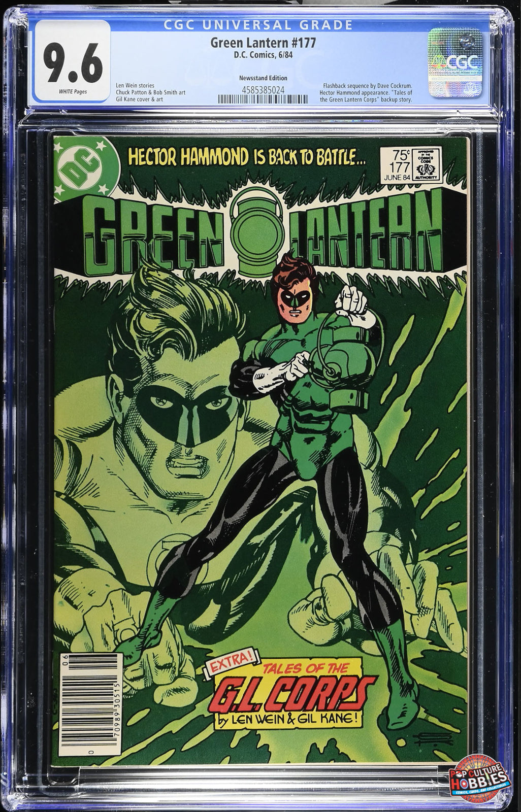 Green Lantern #177 Newsstand Edition (DC, 1984) CGC 9.6