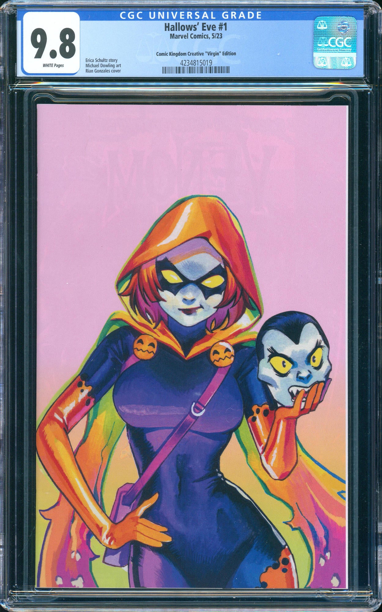 Hallows' Eve #1 Comic Kingdom Creative Virgin Edition (Marvel, 2023) CGC 9.8