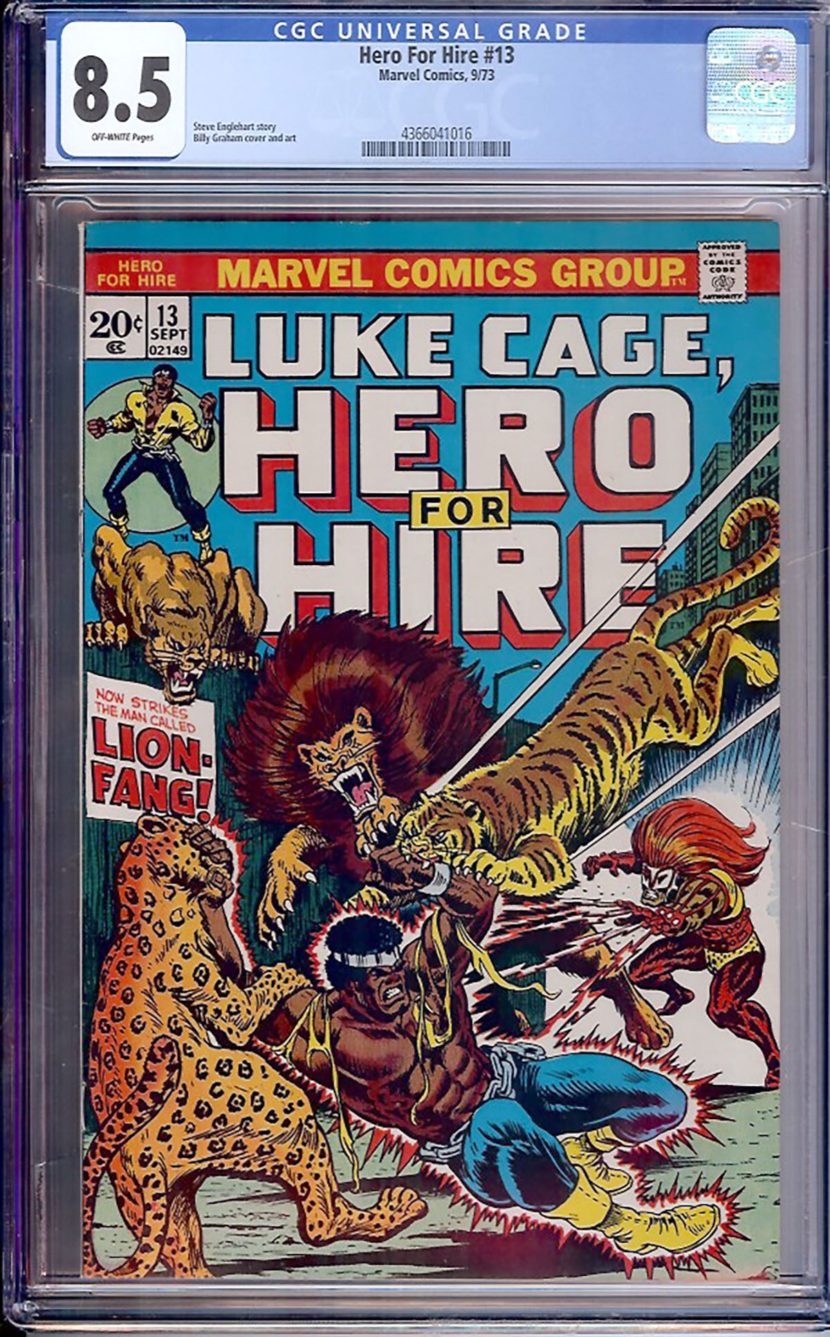 Hero for Hire #13 (Marvel, 1973) CGC 8.5