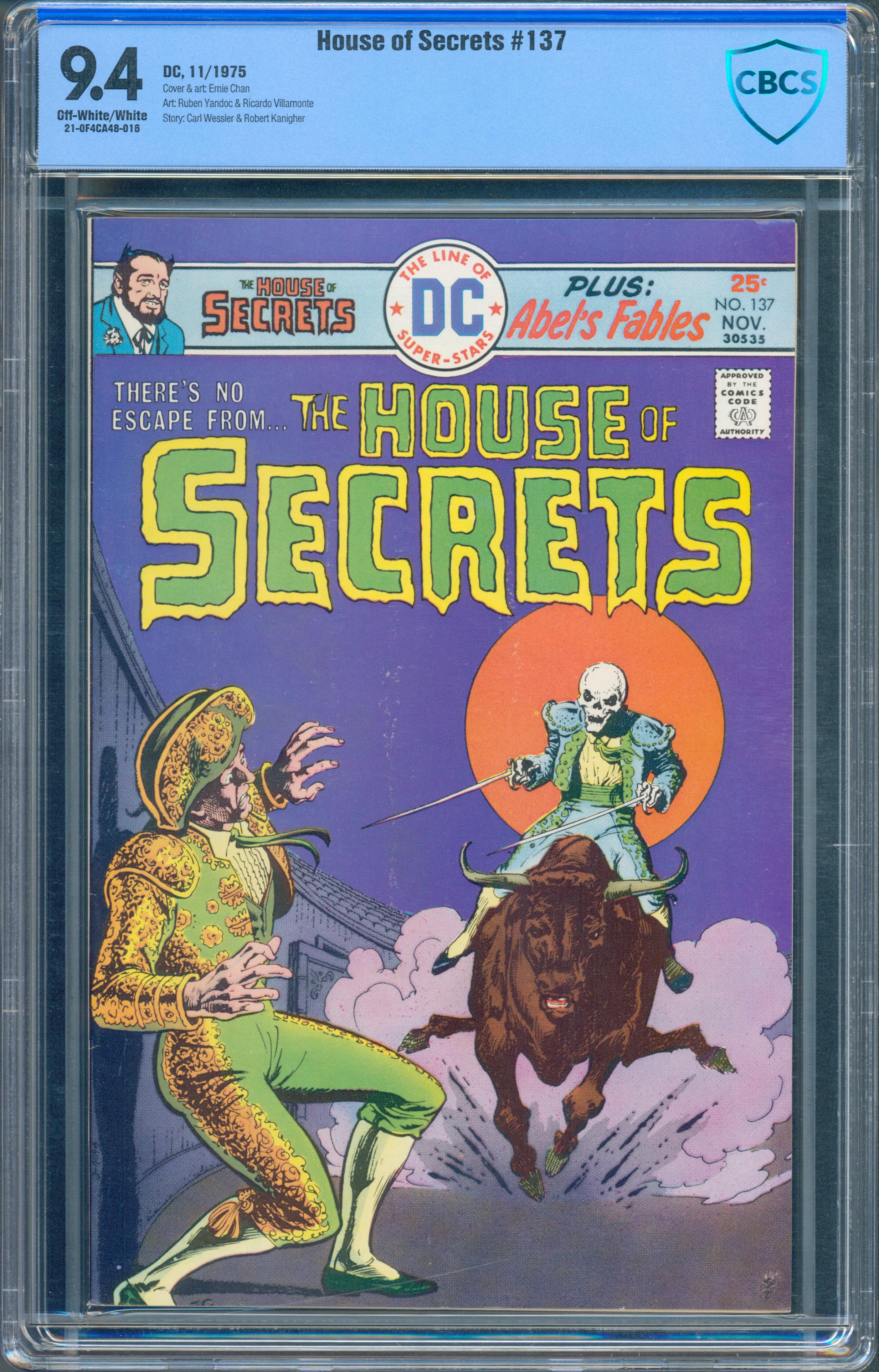 House of Secrets #137 (DC, 1975) CBCS 9.4