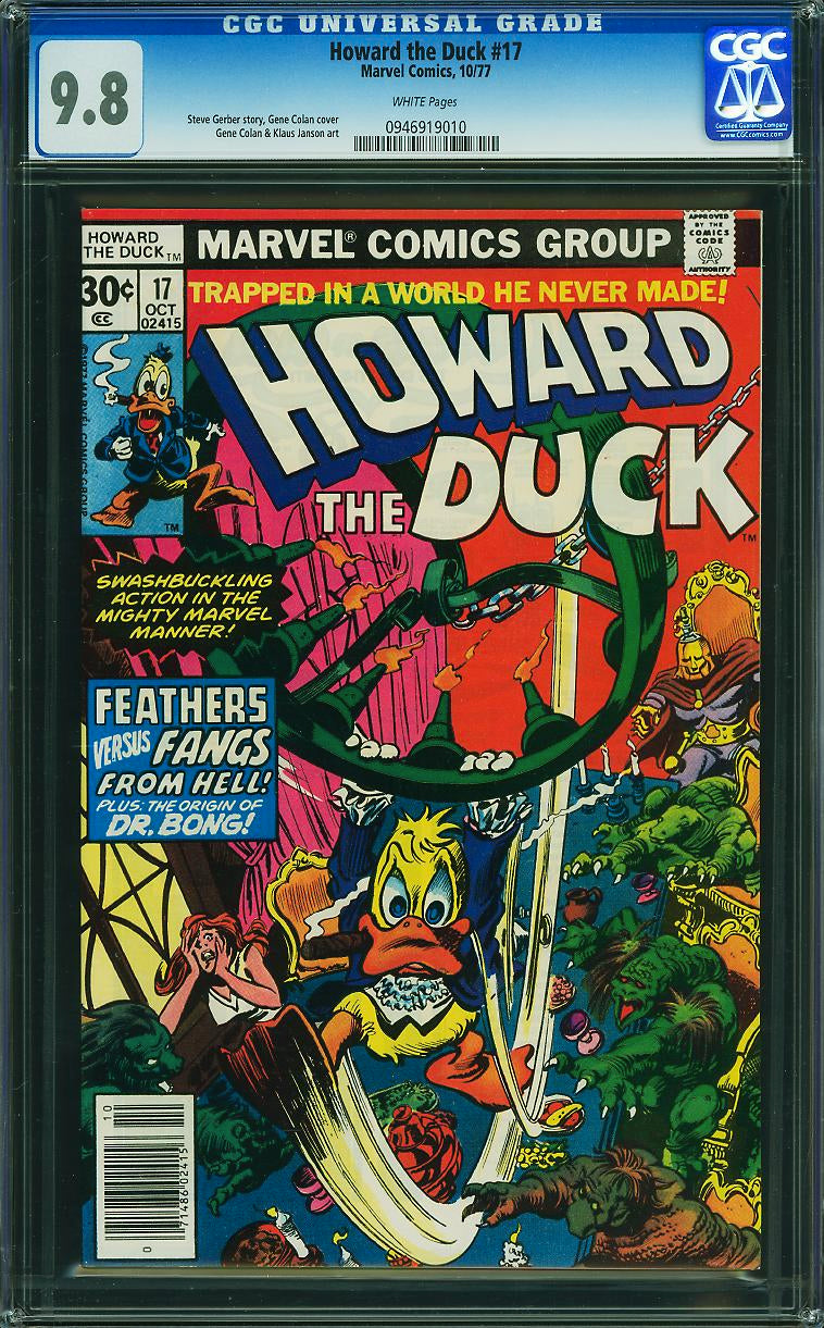 Howard the Duck #17 (Marvel, 1977) CGC 9.8 – Highest Graded