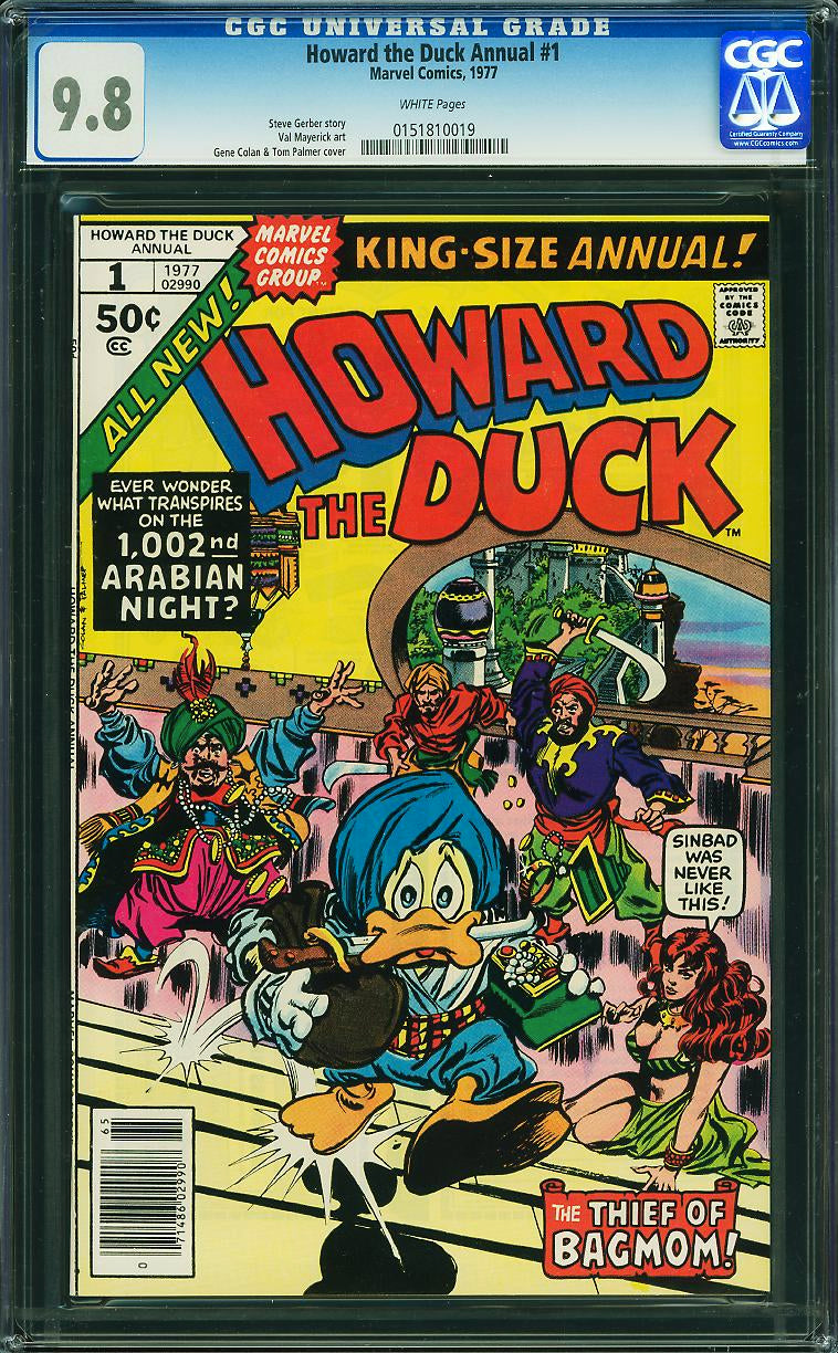 Howard the Duck Annual #1 (Marvel, 1977) CGC 9.8 – Highest Graded