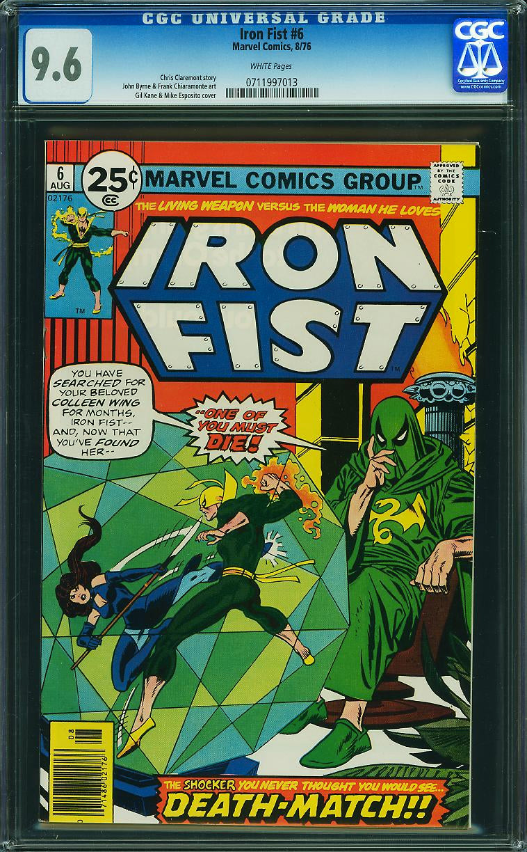 Iron Fist #6 (1976) CGC 9.6