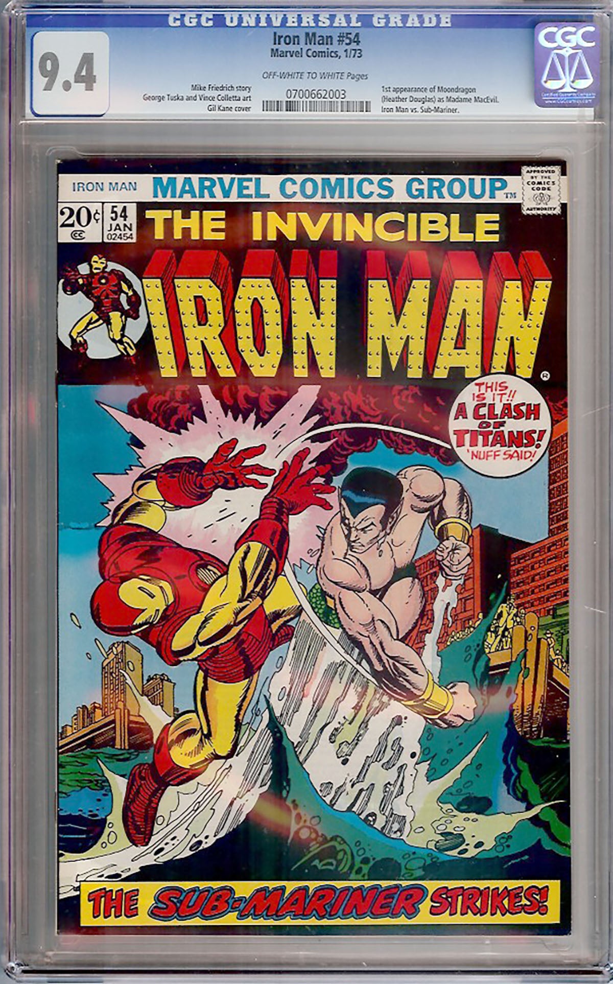 Iron Man #54 (Marvel, 1973) CGC 9.4