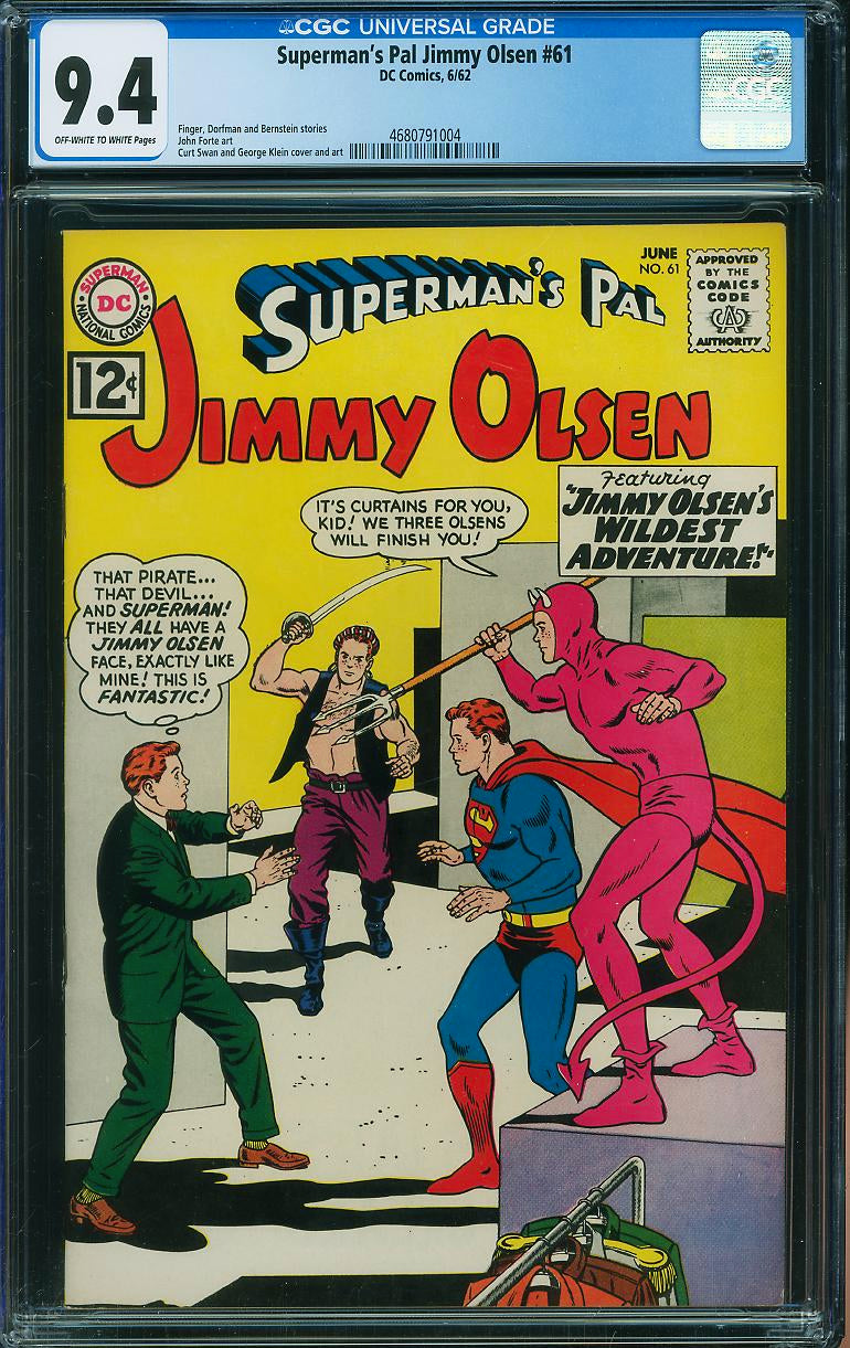 Superman's Pal Jimmy Olsen #61 (1962) CGC 9.4
