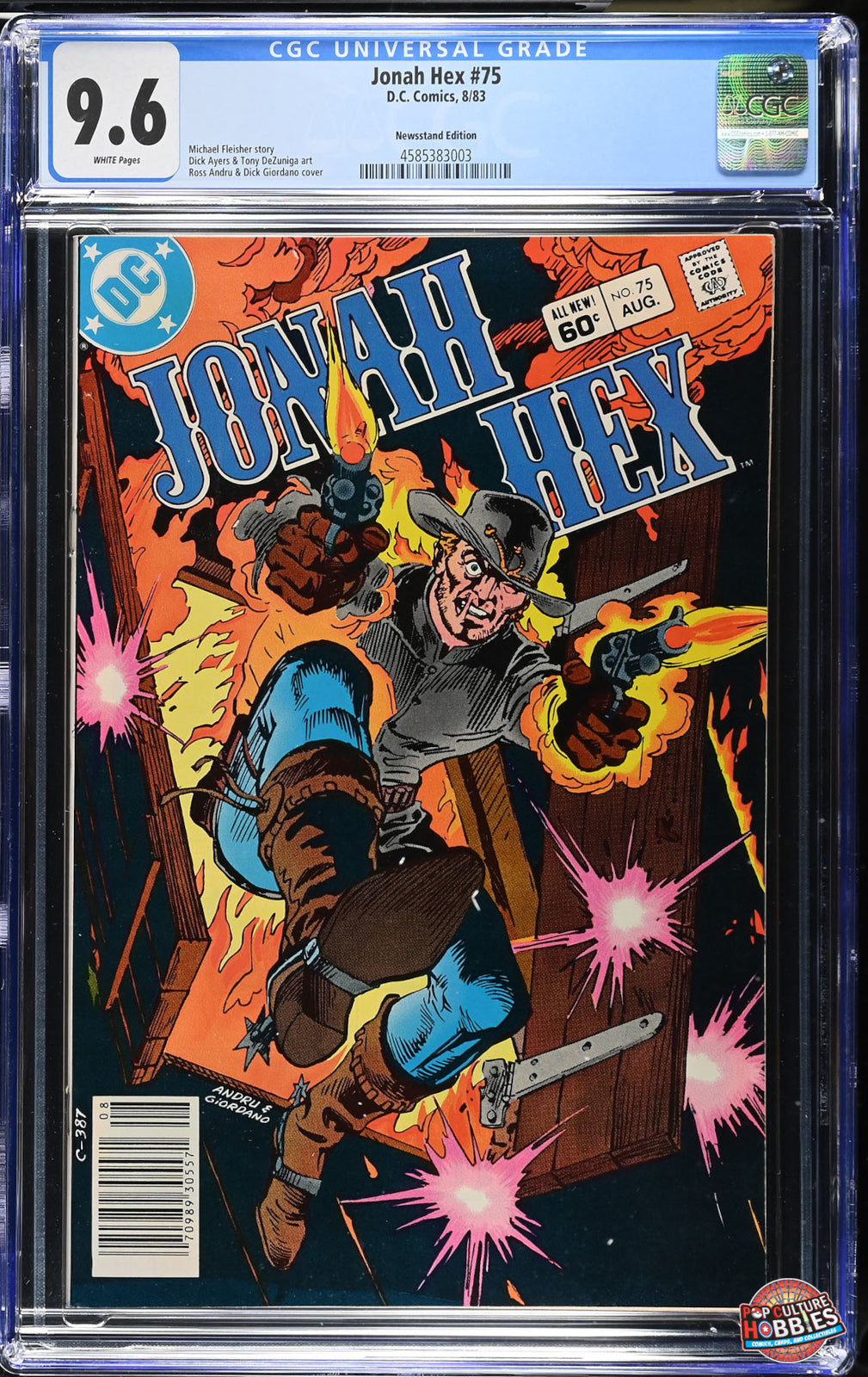 Jonah Hex #75 (1983, DC) CGC 9.6 Newsstand Edition