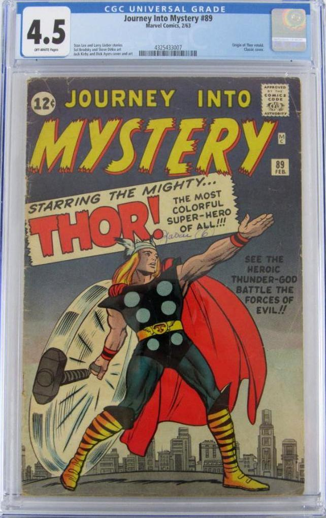 Journey Into Mystery #89 (1963, Marvel) CGC 4.5 Classic Thor Cover