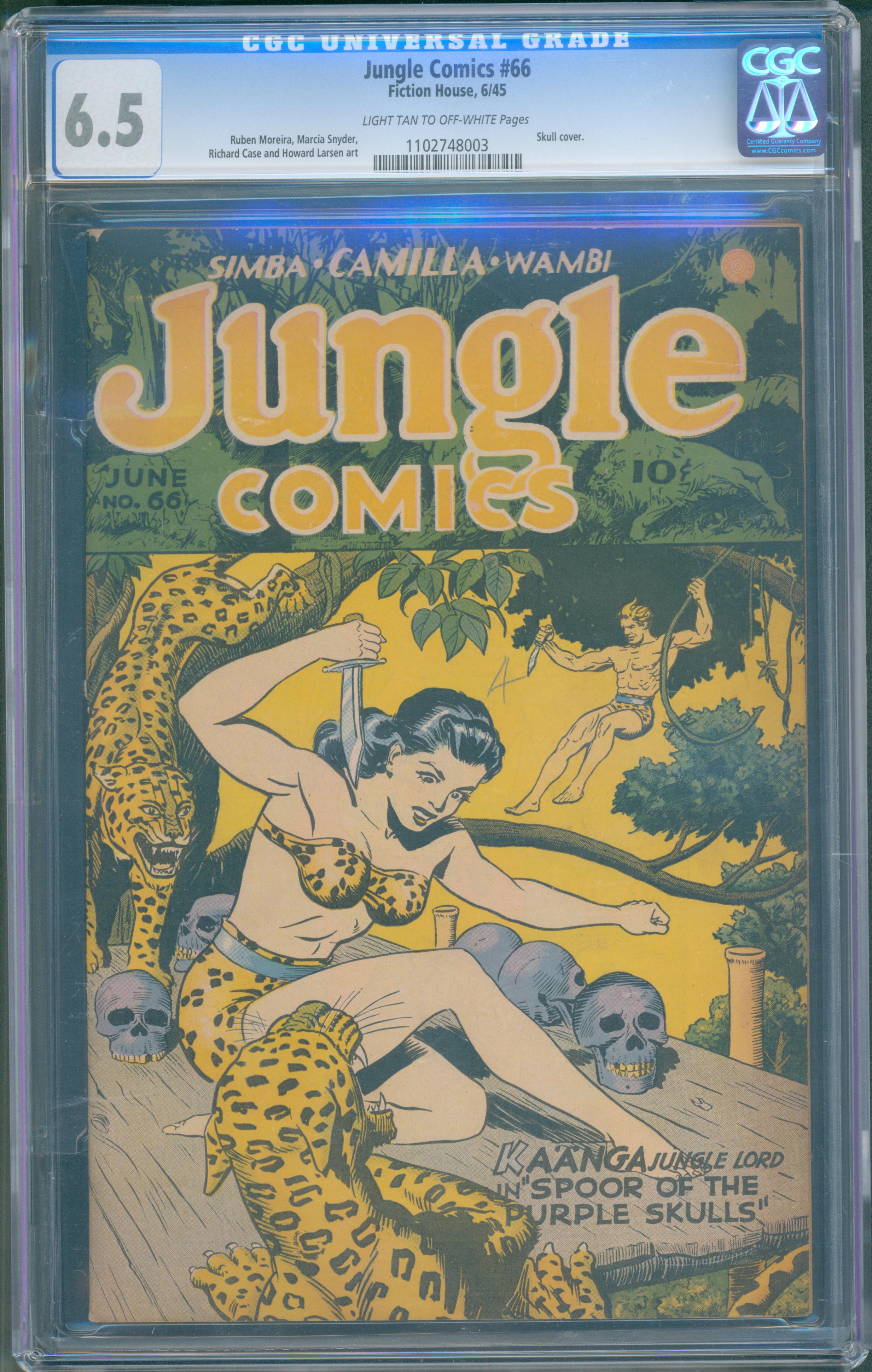 Jungle Comics #66 (Fiction House, 1945) CGC 6.5