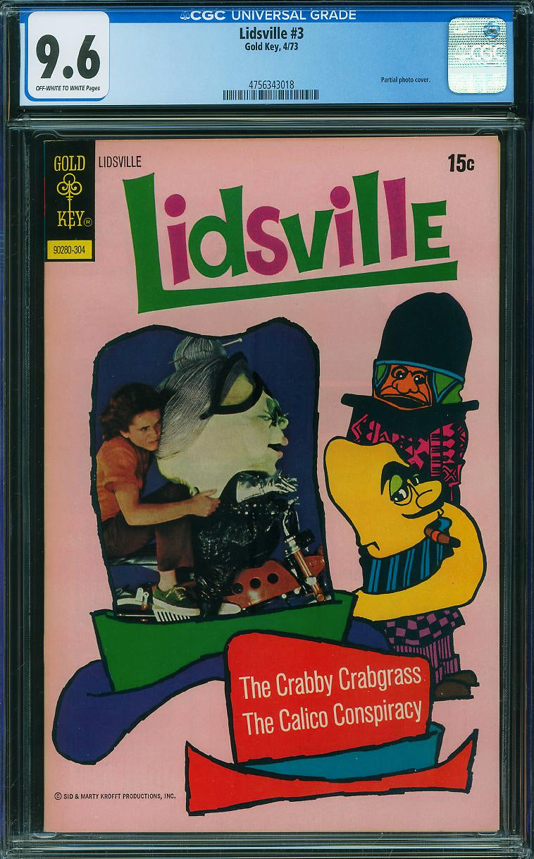 Lidsville #3 (1973) CGC 9.6 - Highest Graded