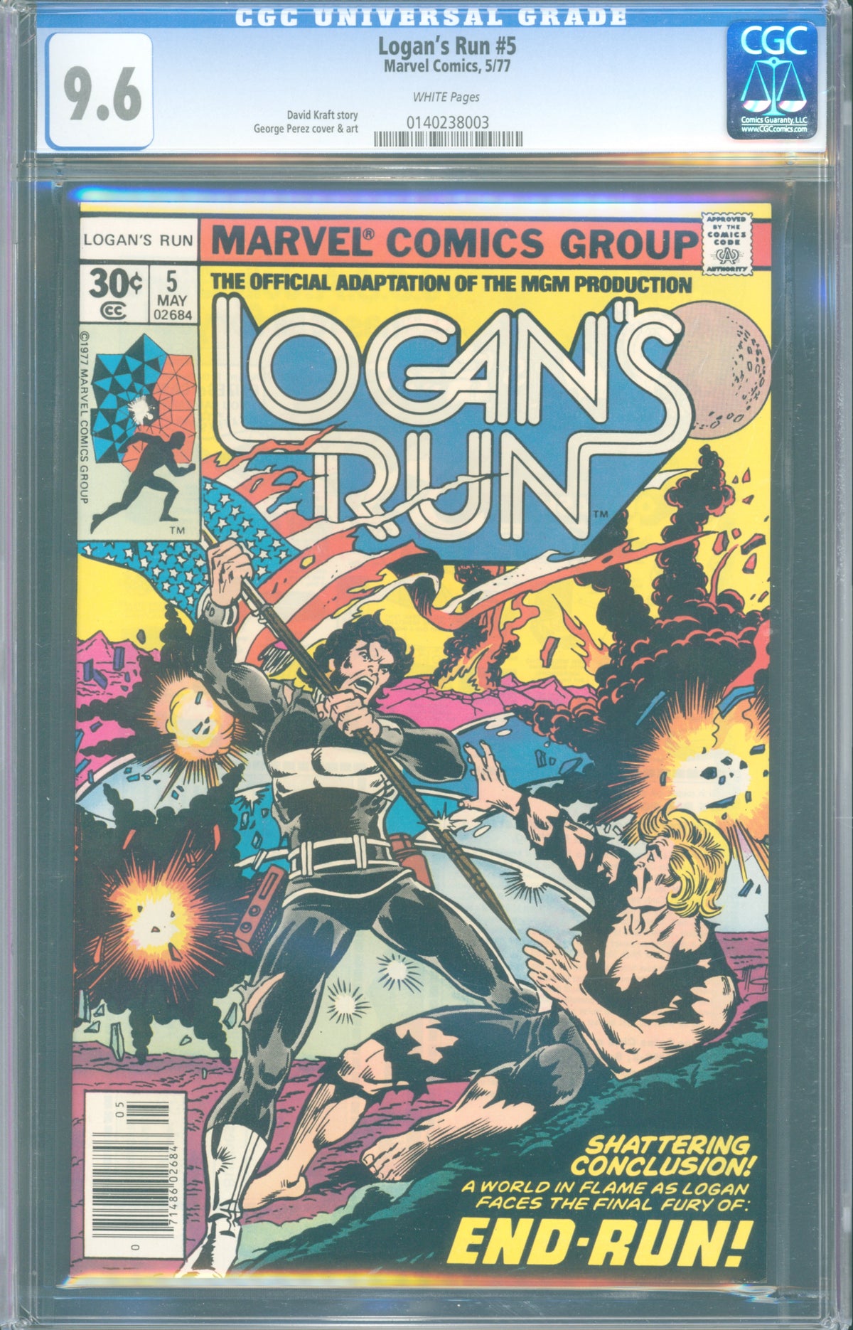 Logan's Run #5 (1977) CGC 9.6