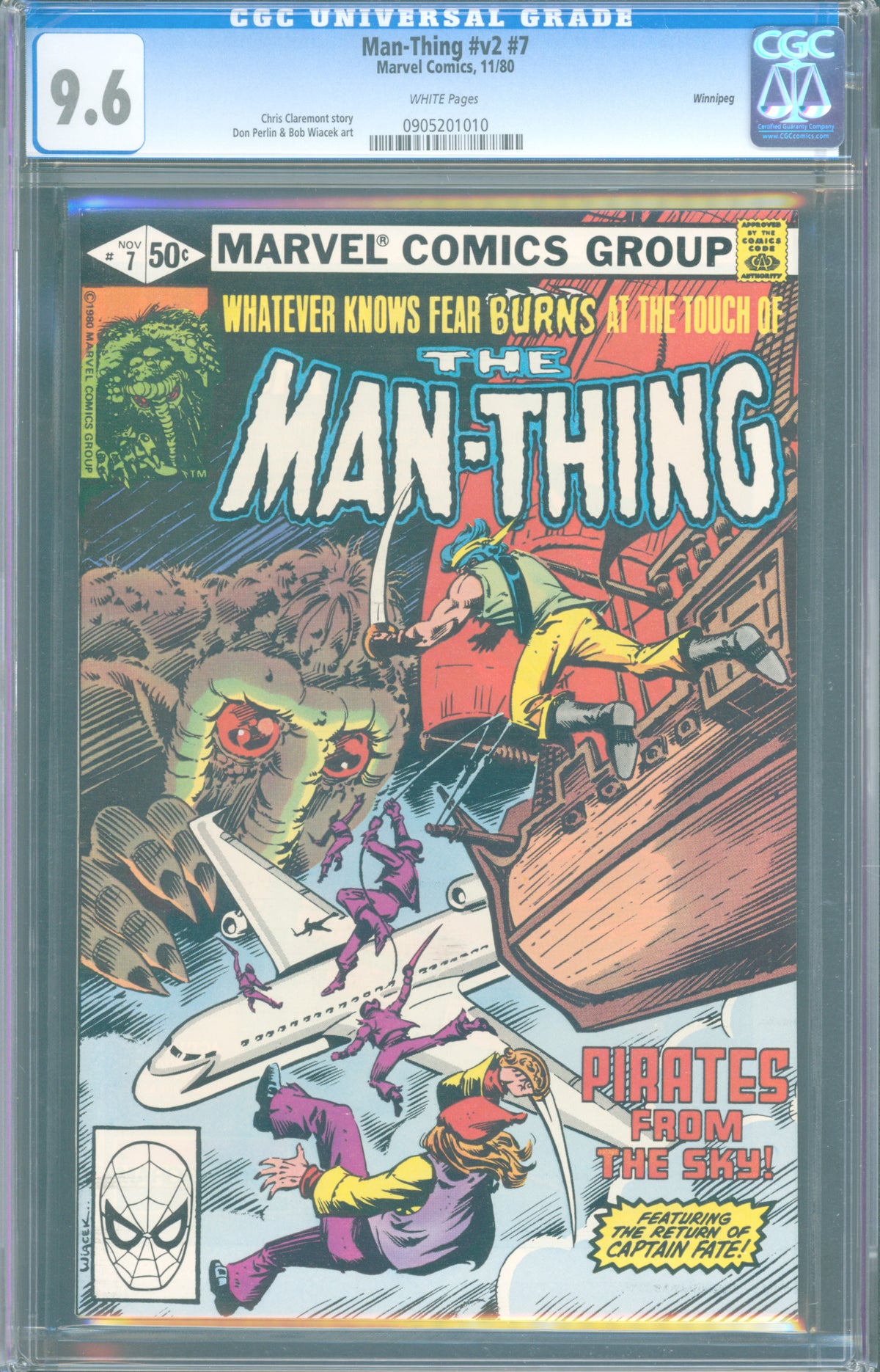 Man-Thing Vol. 2 #7 (1980) CGC 9.6