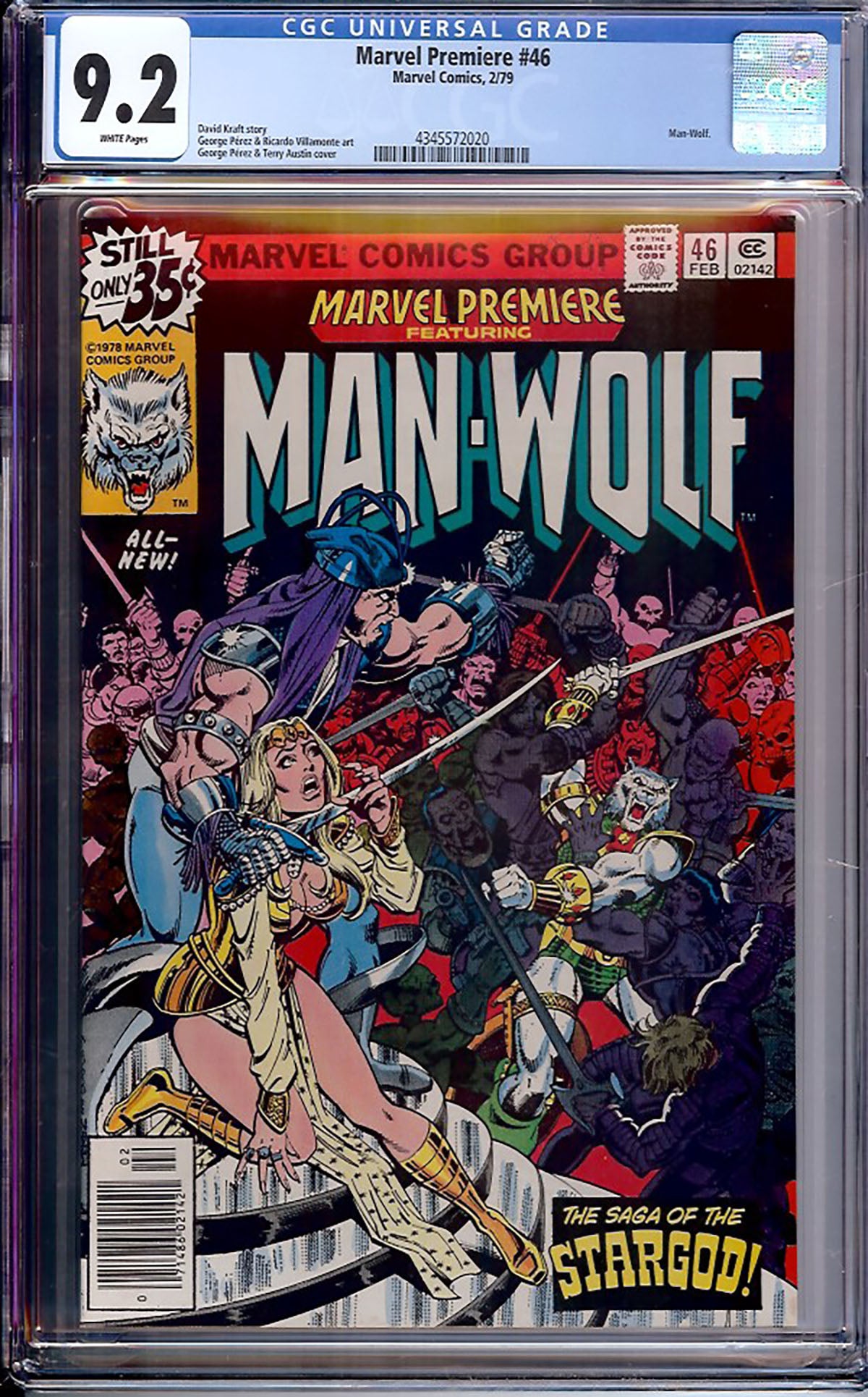 Marvel Premiere #46 (Marvel, 1979) CGC 9.2