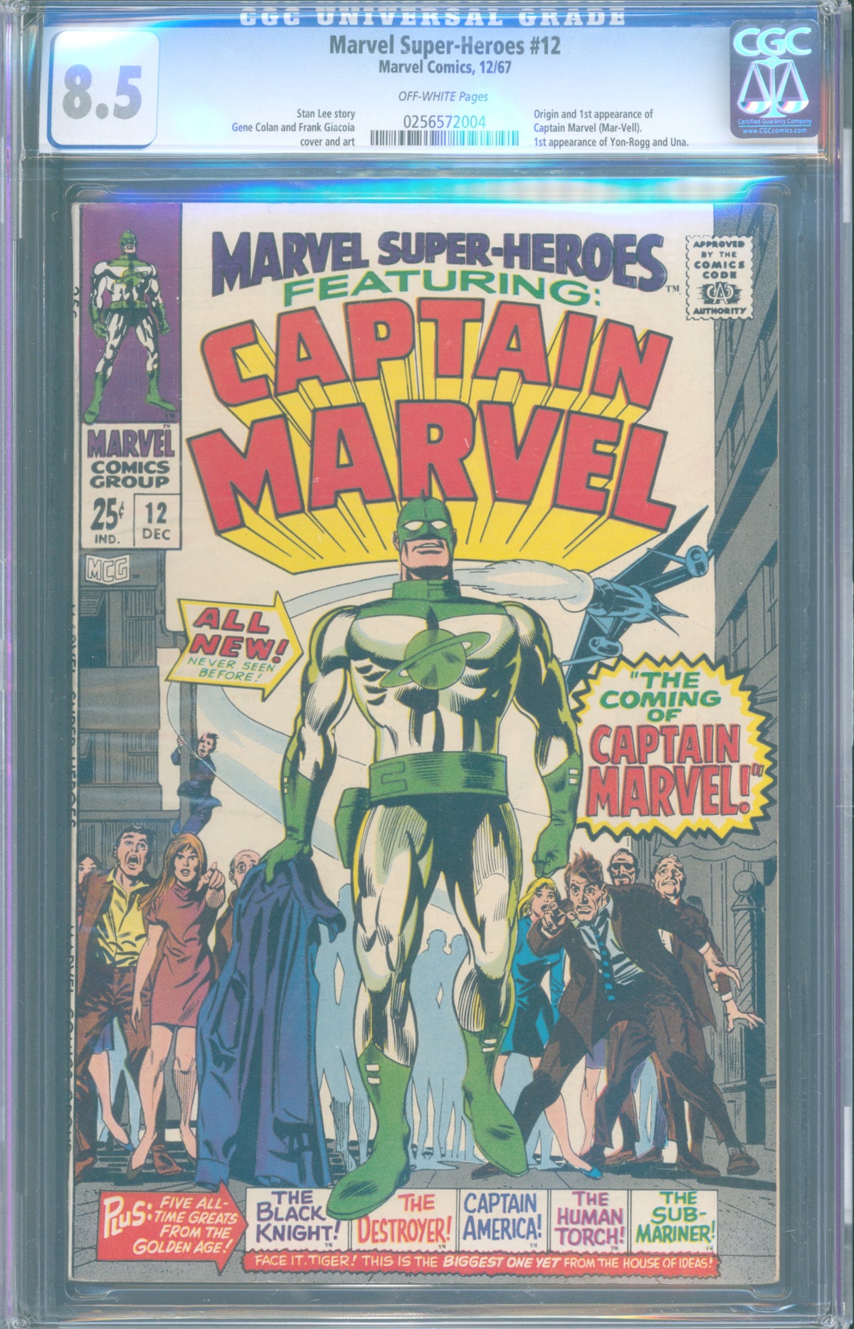 Marvel Super-Heroes #12 (1967) CGC 8.5