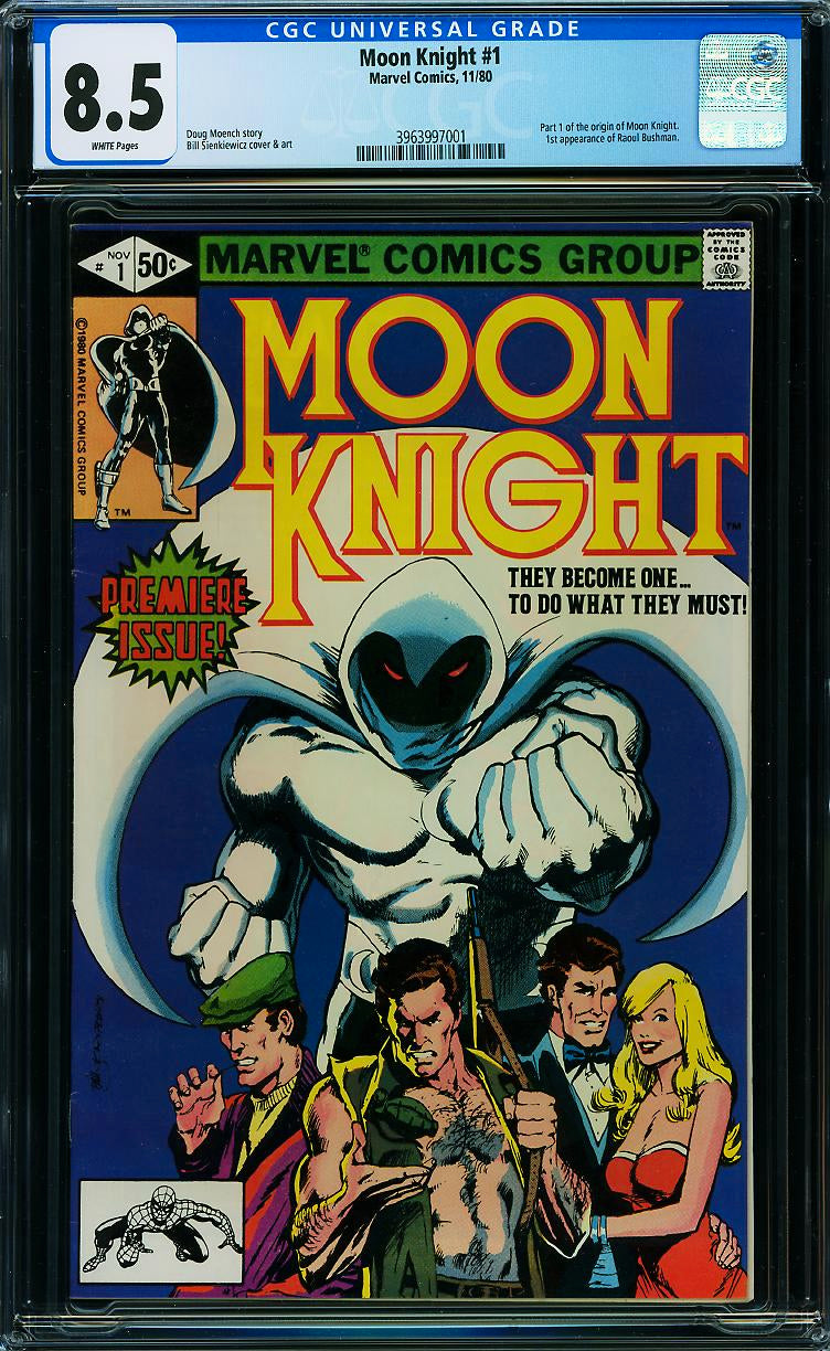 Moon Knight #1 (Marvel, 1980) CGC 8.5 KEY