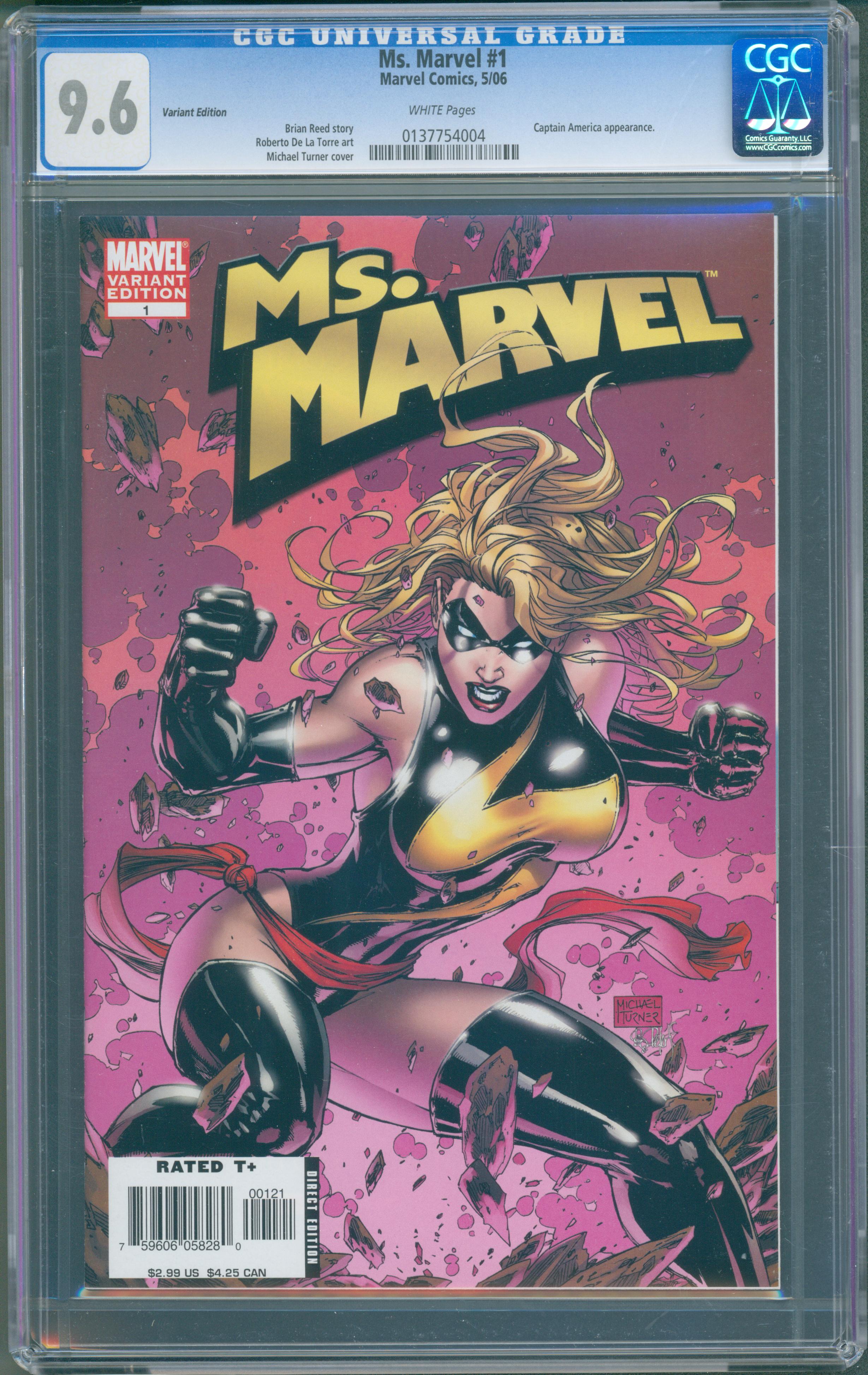 Ms. Marvel #1 Variant Edition (Marvel, 2006) CGC 9.6