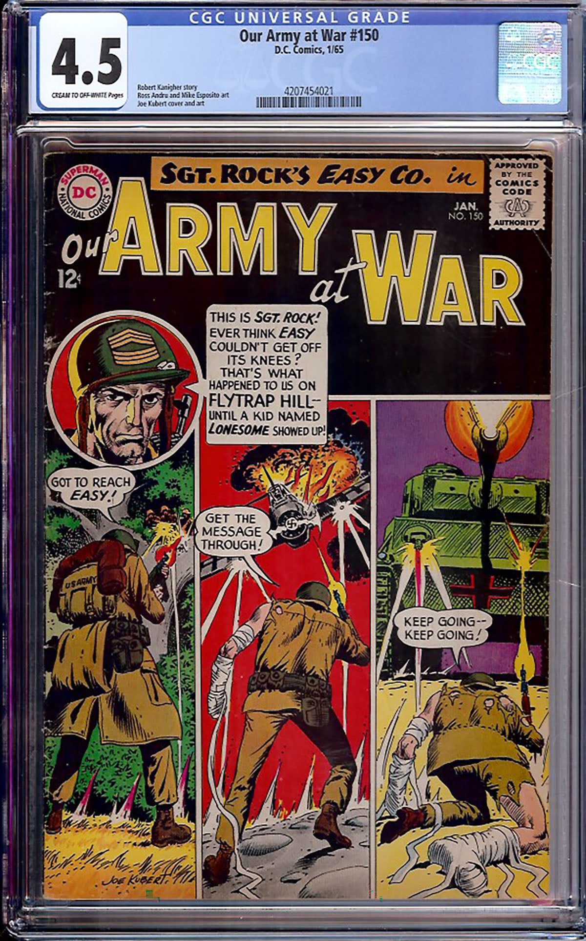 Our Army at War #150 (DC, 1965) CGC 4.5
