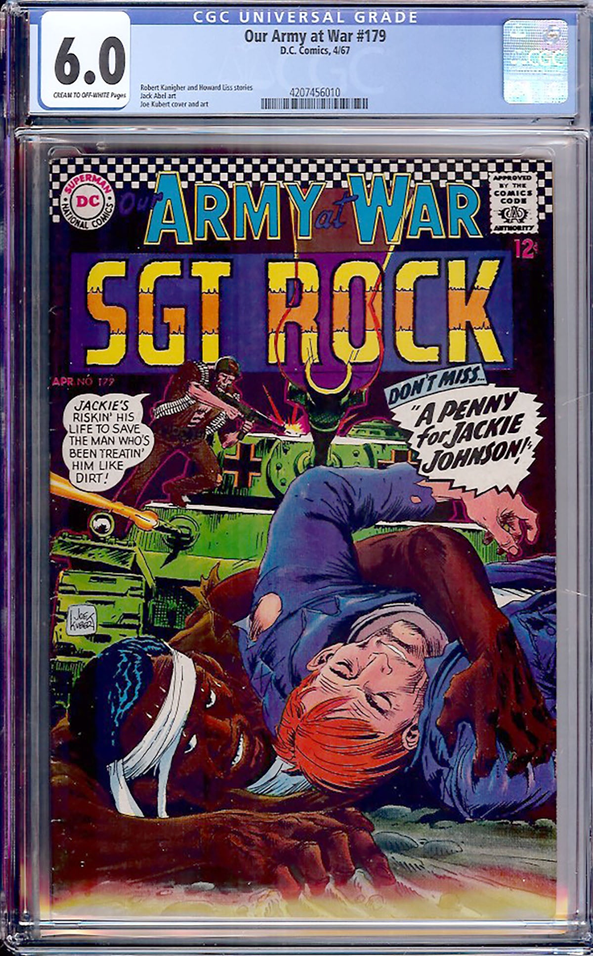 Our Army at War #179 (DC, 1967) CGC 6.0