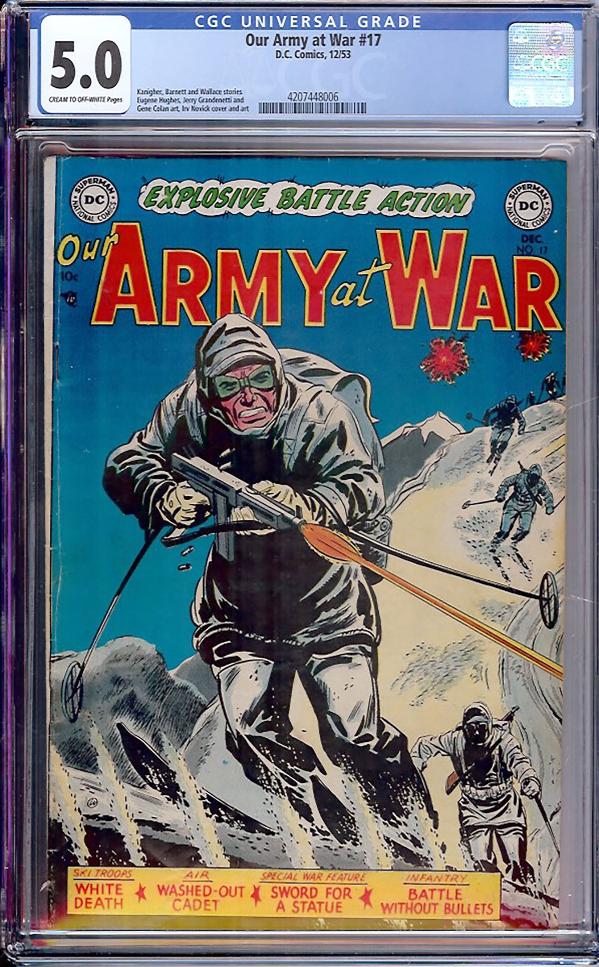 Our Army at War #17 (DC, 1953) CGC 5.0