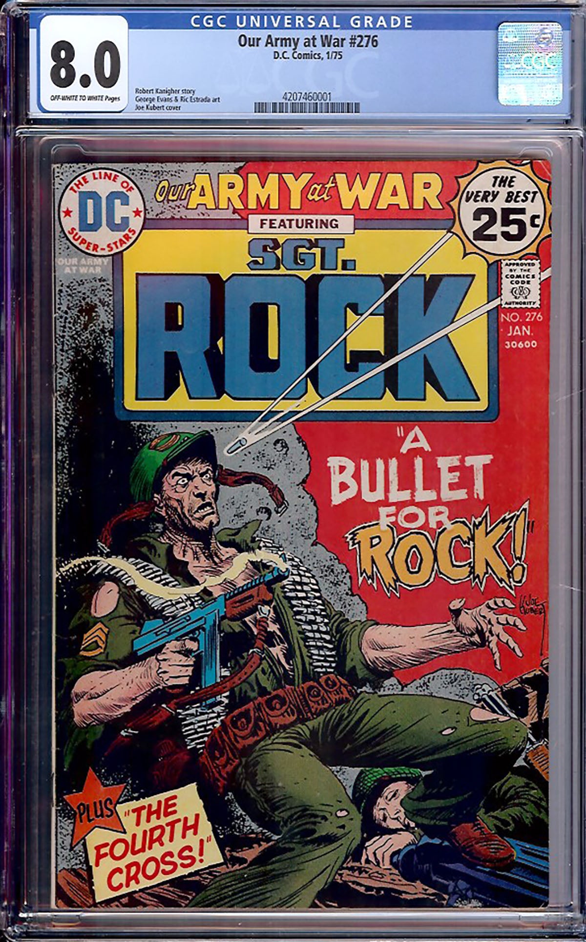 Our Army at War #276 (DC, 1975) CGC 8.0
