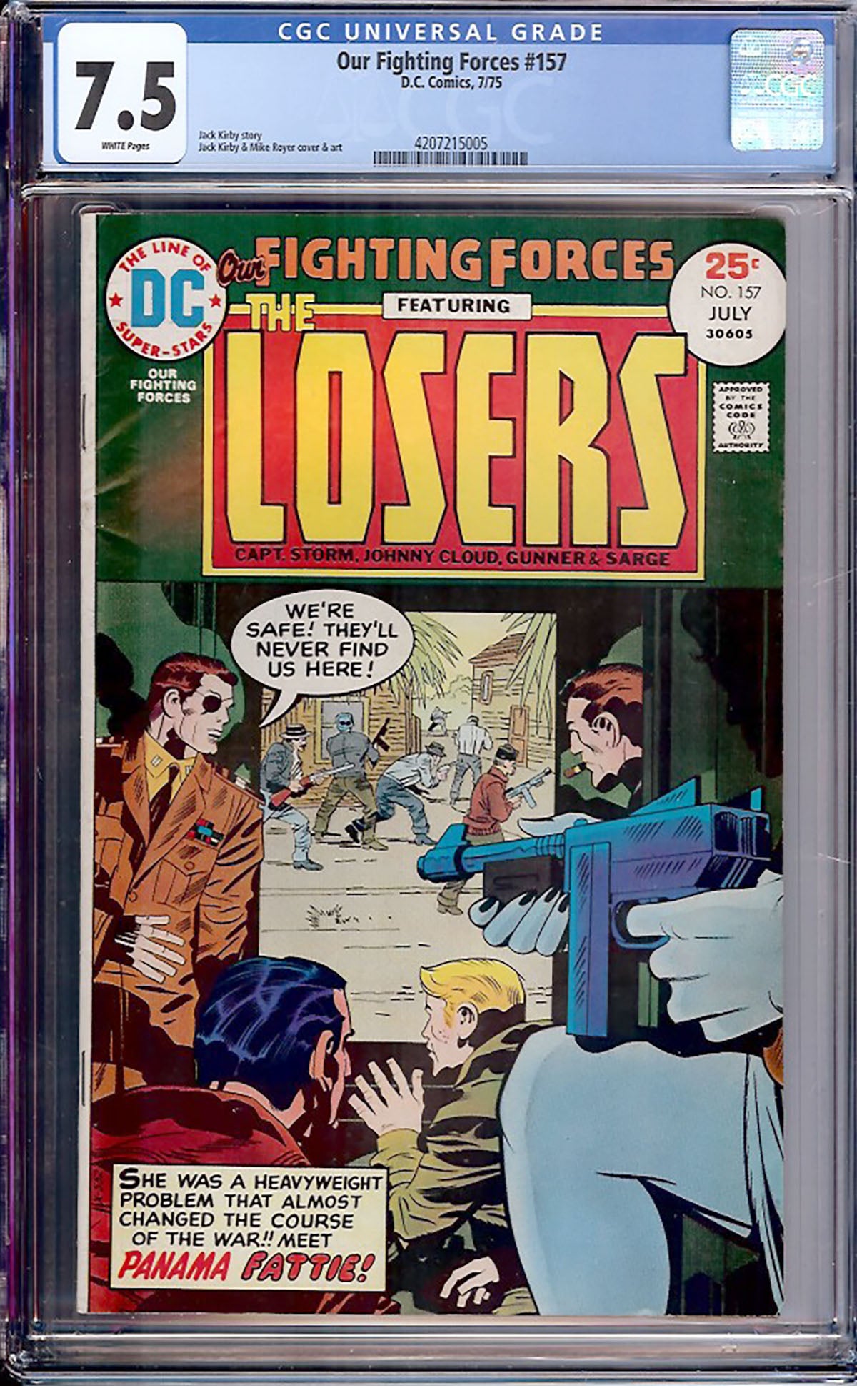 Our Fighting Forces #157 (DC, 1975) CGC 7.5 White Pages