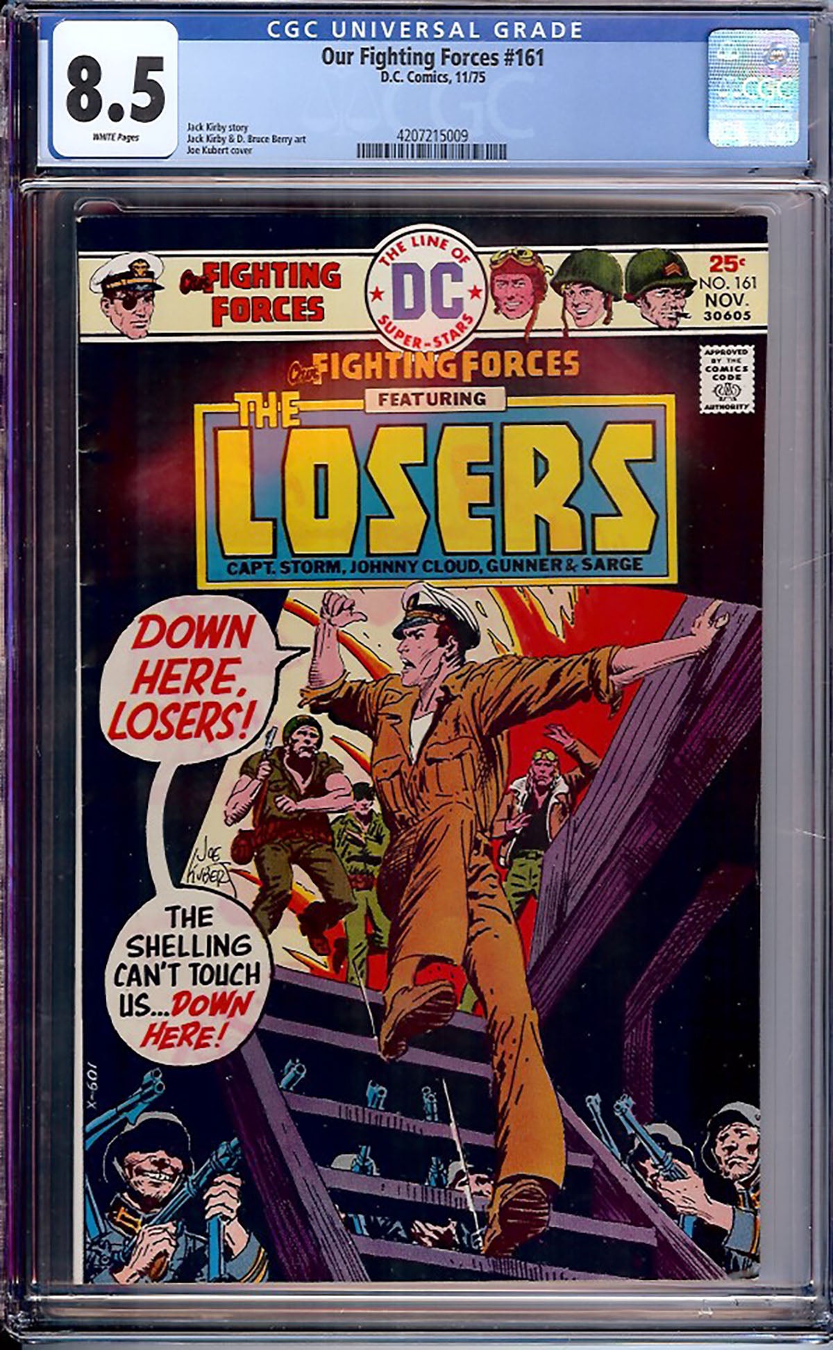 Our Fighting Forces #161 (DC, 1975) CGC 8.5 White Pages