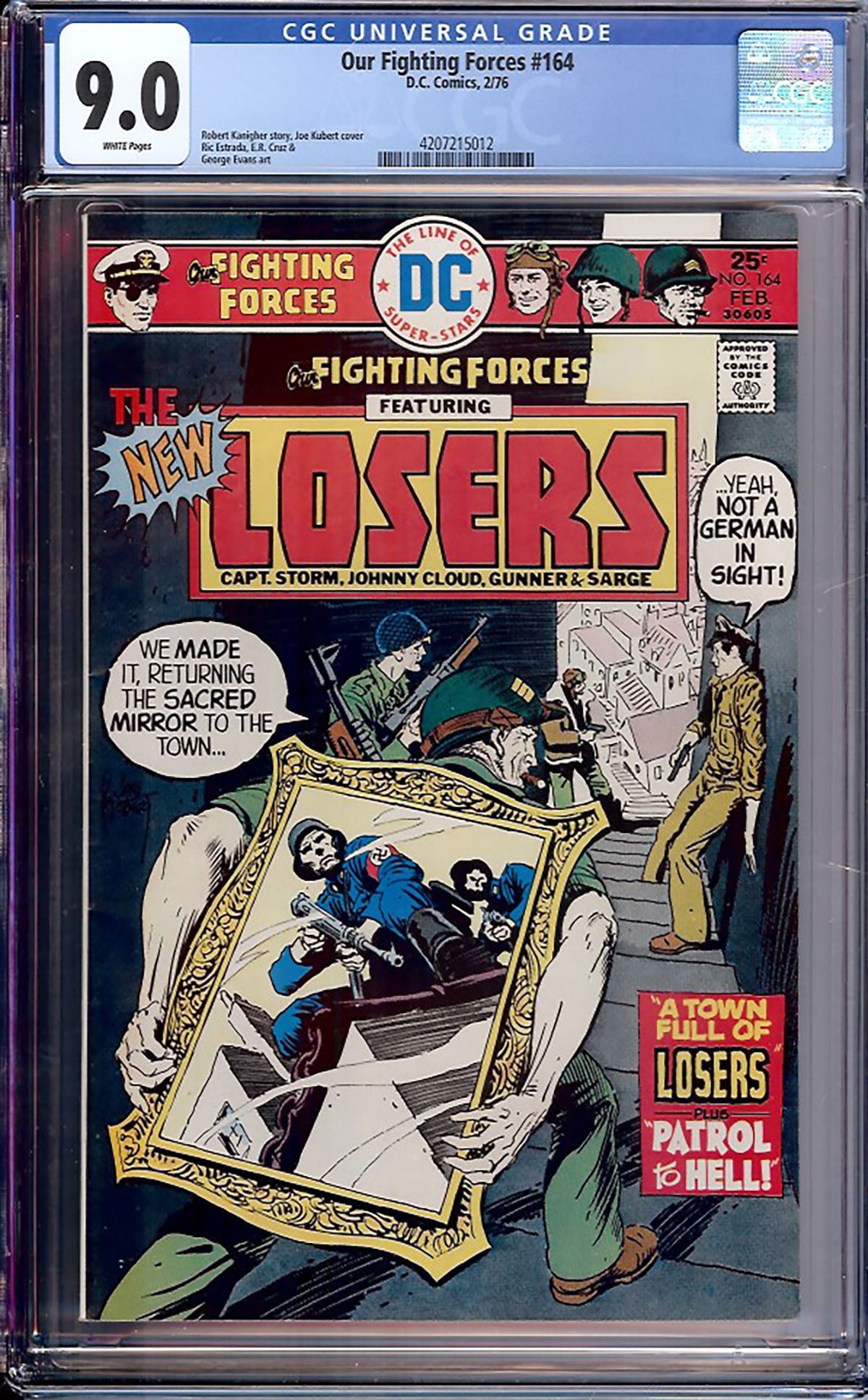 Our Fighting Forces #164 (DC, 1976) CGC 9.0 White Pages