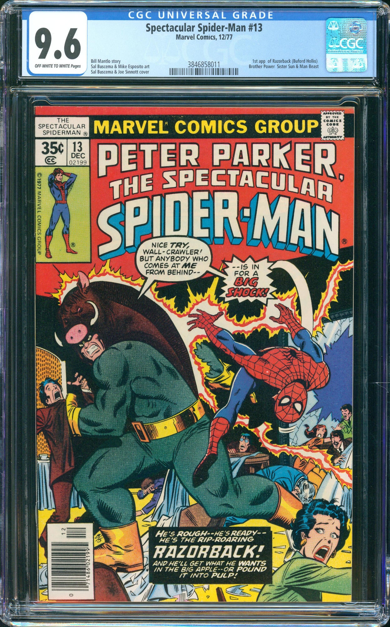 Spectacular Spider-Man #13 (Marvel, 1977) CGC 9.6