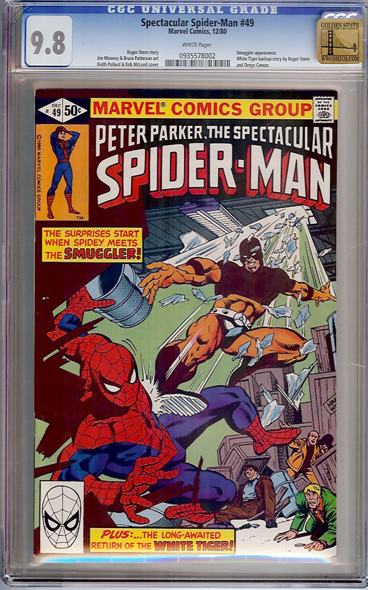 Spectacular Spider-Man #49 (Marvel 1980) CGC 9.8 - Highest Graded!
