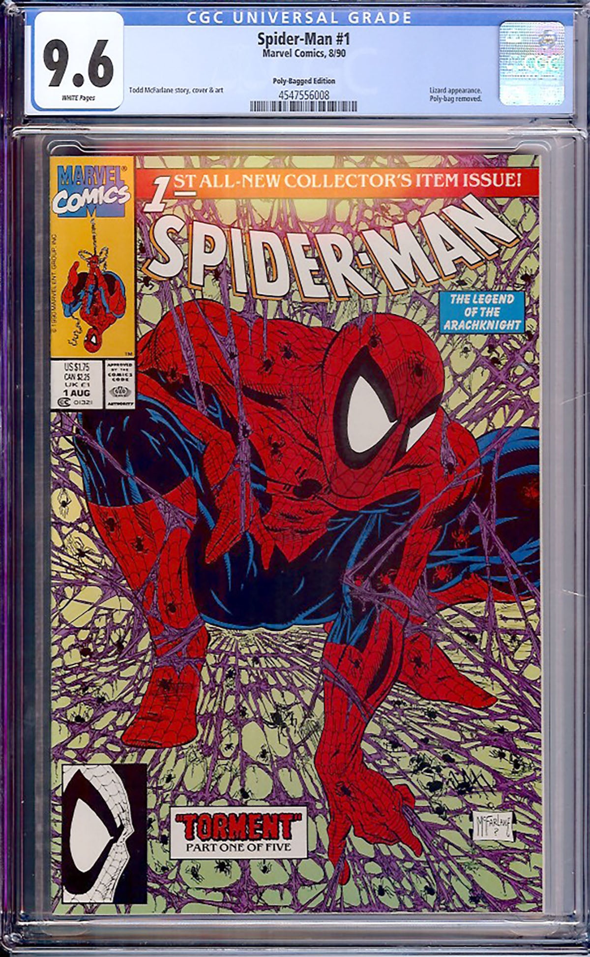 Spider-Man #1 (Marvel, 1990) CGC 9.6