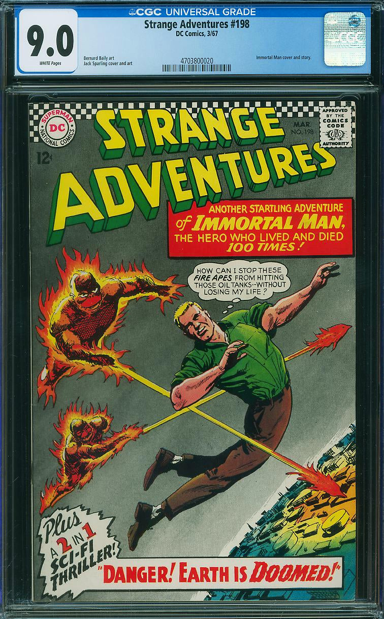 Strange Adventures #198 (DC, 1967) CGC 9.0