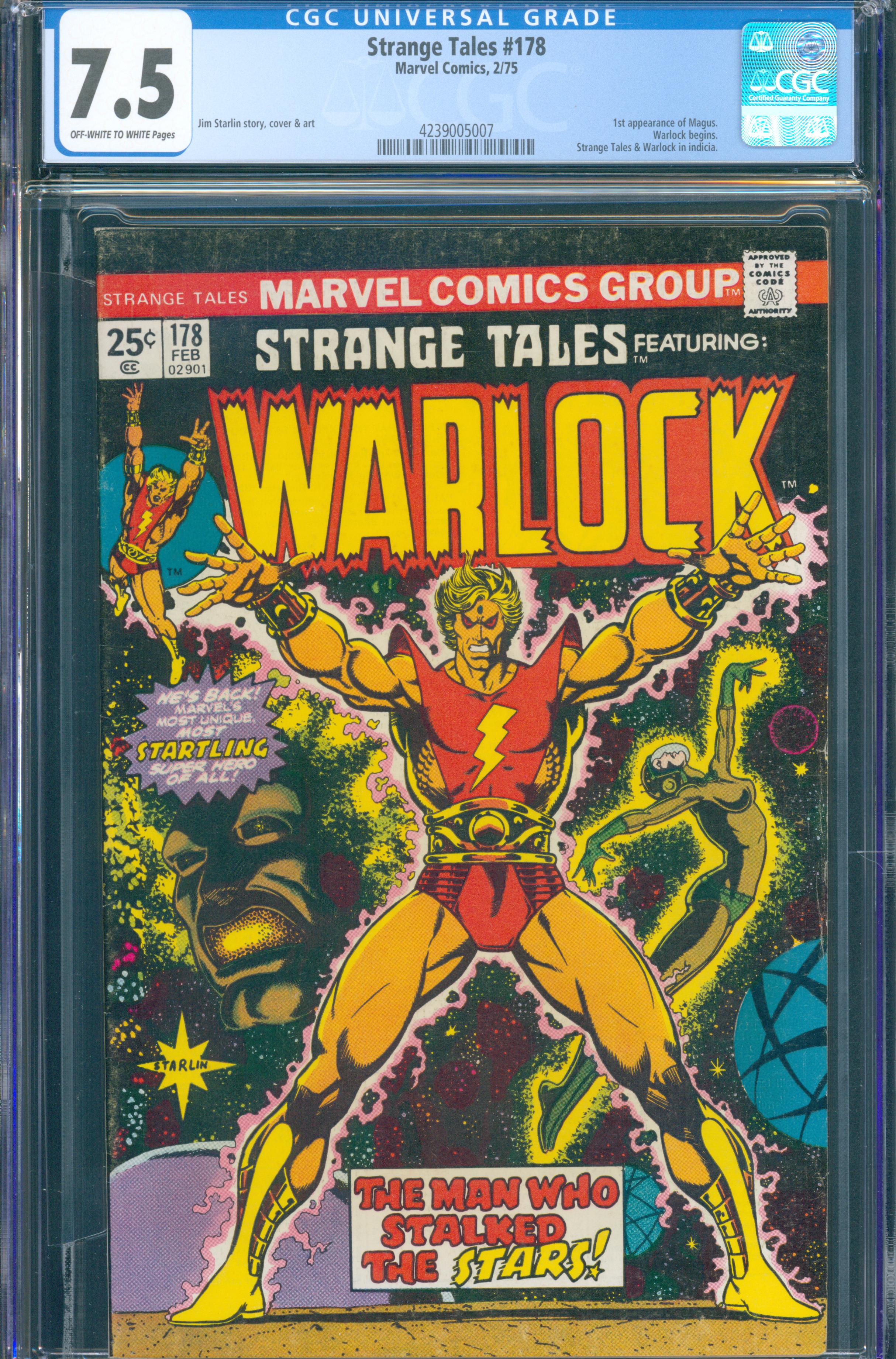 Strange Tales #178 (Marvel, 1975) CGC 7.5 — KEY