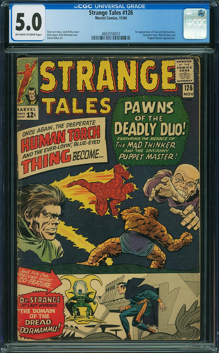 Strange Tales #126 (Marvel, 1964) CGC 5.0 KEY