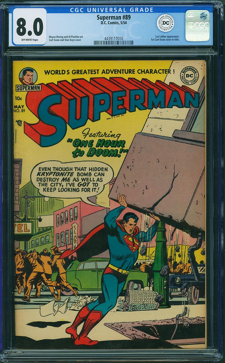 Superman #89 (DC, 1954) CGC 8.0
