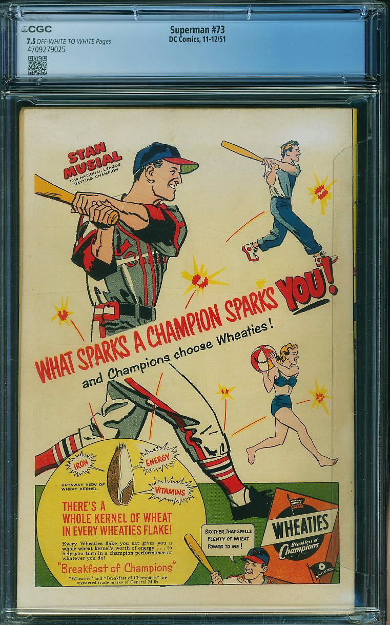 Superman #73 (DC, 1951) CGC 7.5