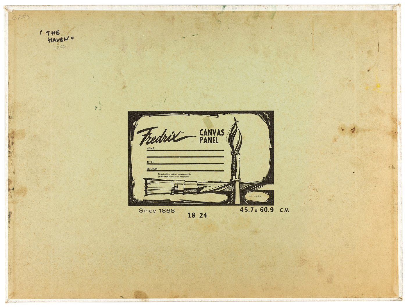 Dorian Cleavenger The Haven 1992 Original Acrylic 18x24 Signed