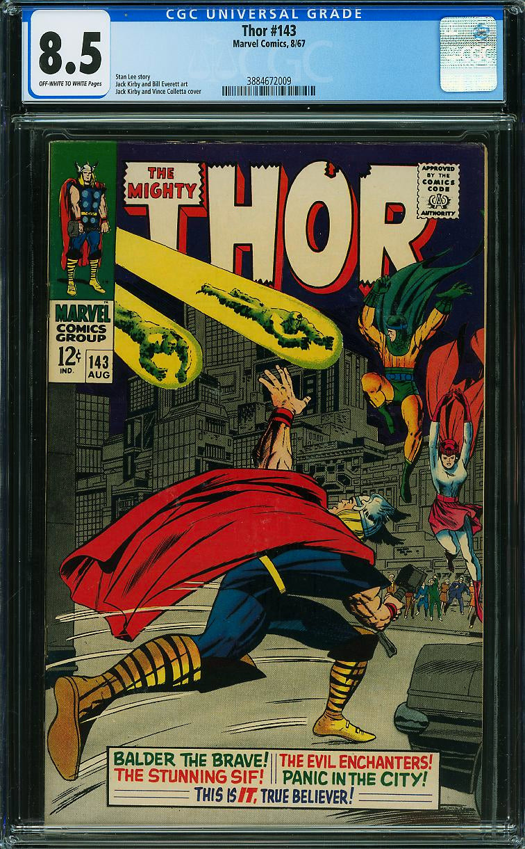 Thor #143 (1967) CGC 8.5