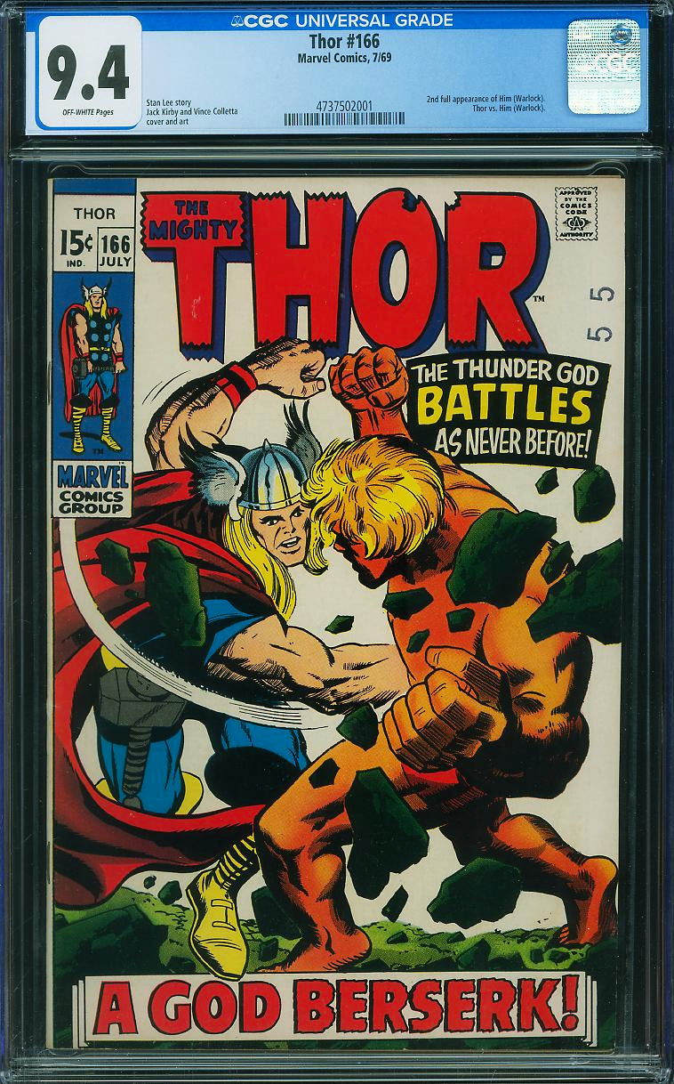 Thor #166 (Marvel, 1969) CGC 7.4