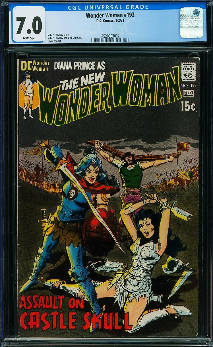 Wonder Woman #192 (DC, 1971) CGC 7.0