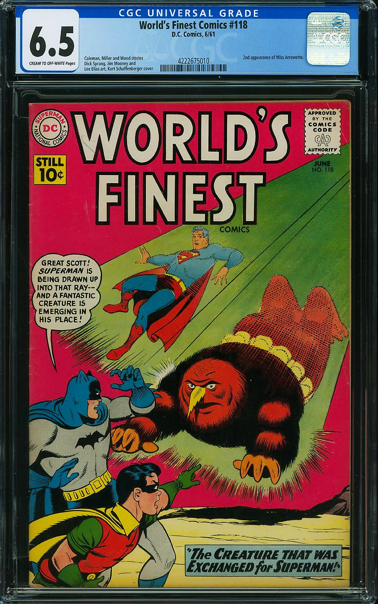 World's Finest Comics #118 (DC, 1961) CGC 6.5