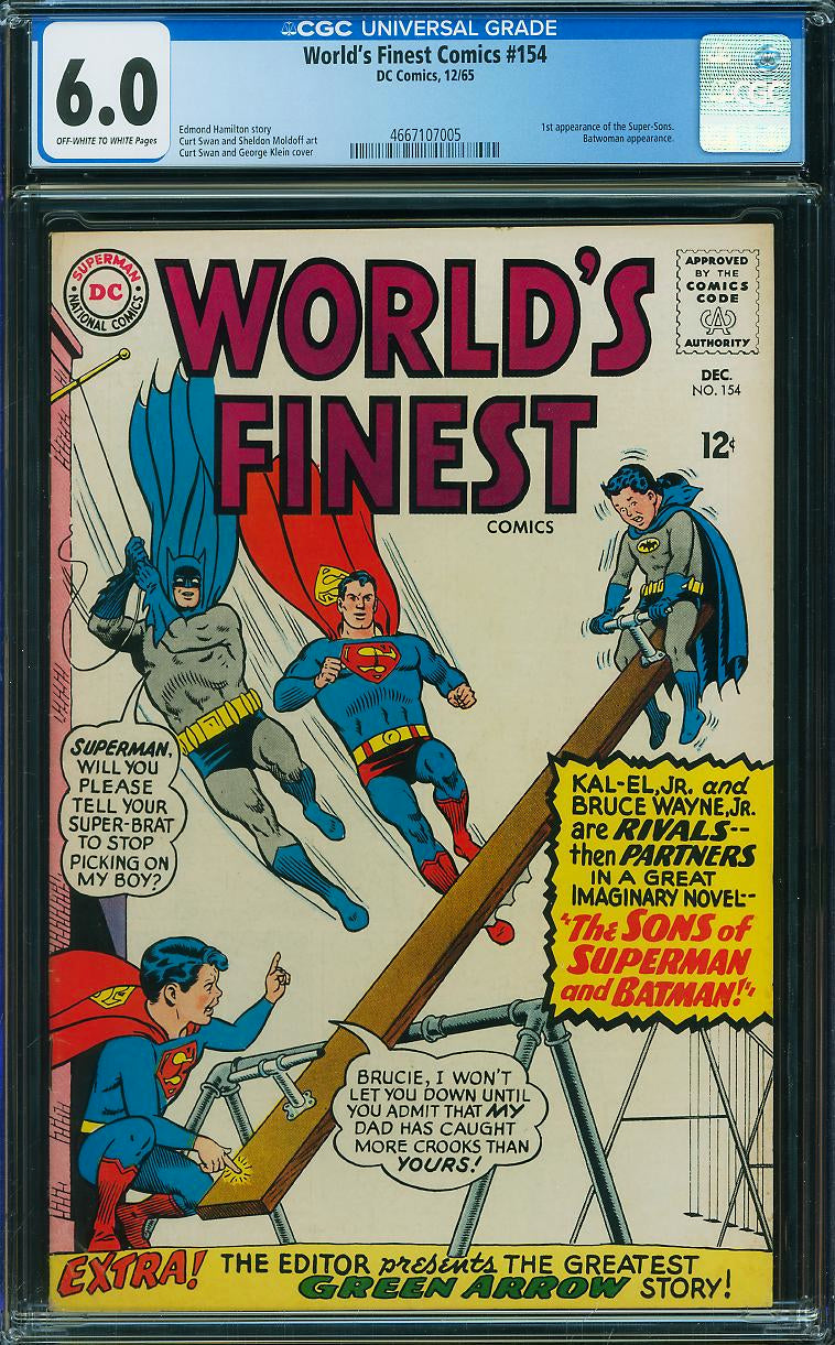 World’s Finest #154 (DC, 1965) CGC 6.0 KEY