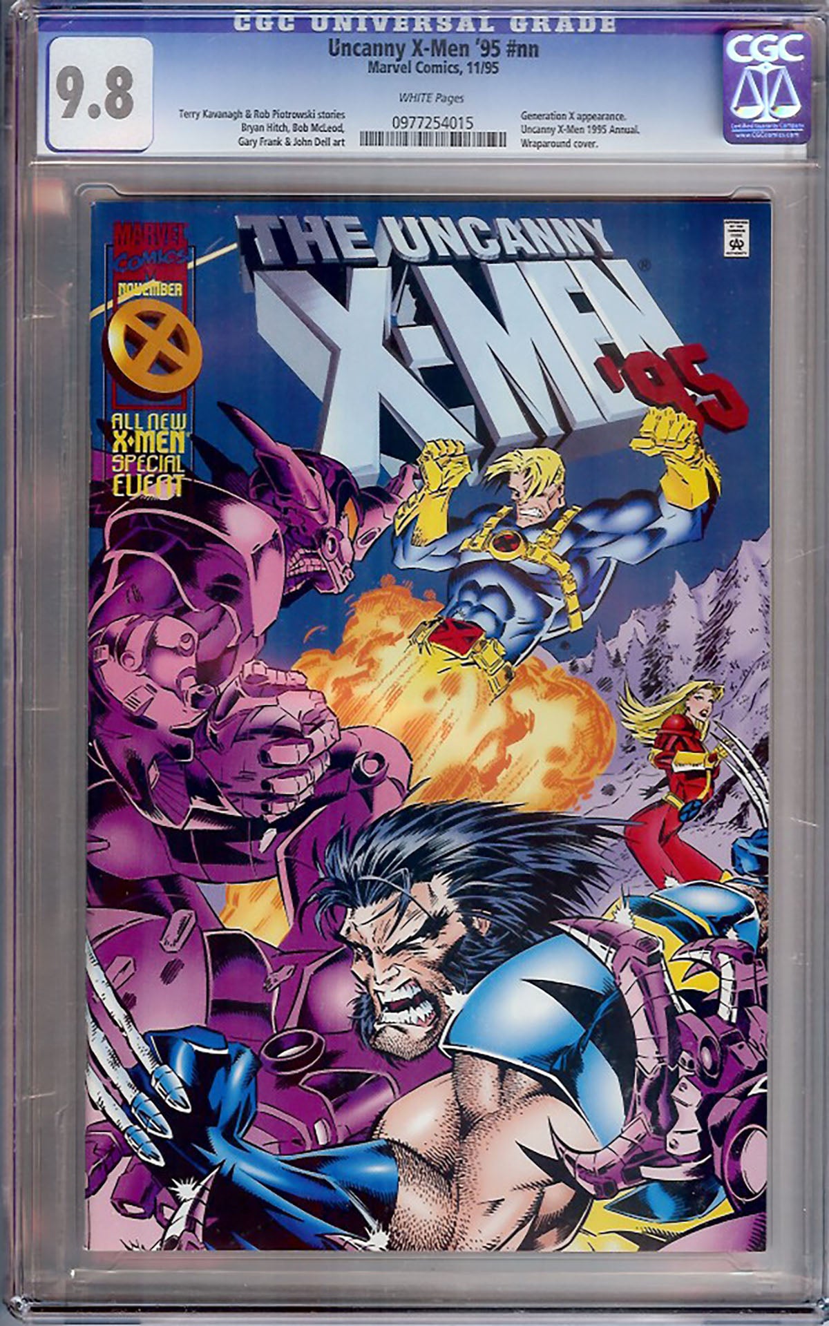 Uncanny X-Men '95 #1 (Marvel, 1995) CGC 9.8 White Pages – Highest Graded
