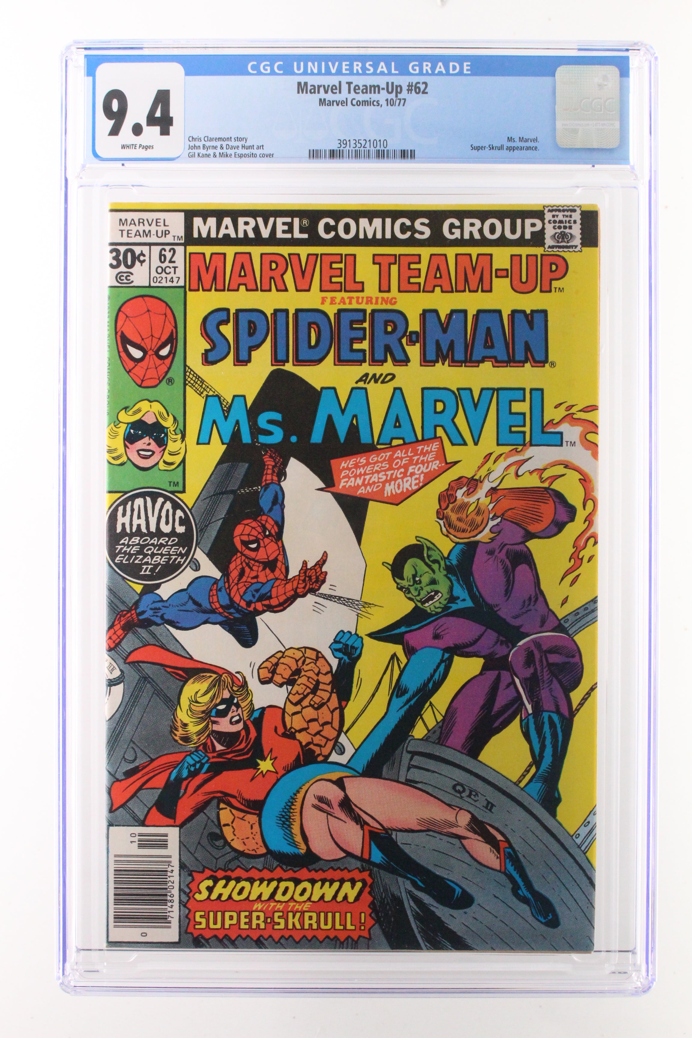 Marvel Team-Up #62 (Marvel, 1977) CGC 9.4 Spider-Man Ms. Marvel