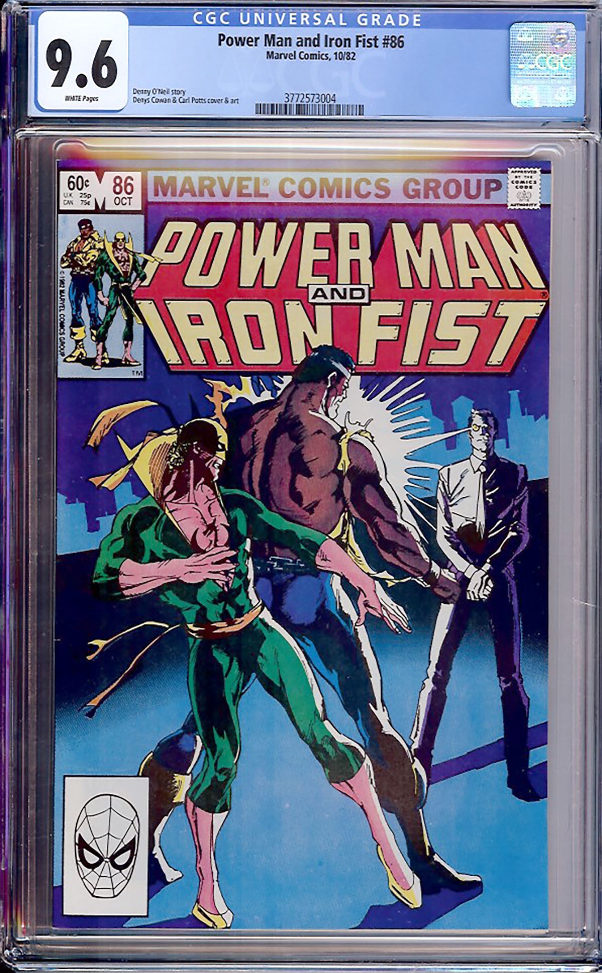Power Man and Iron Fist #86 (Marvel, 1982) CGC 9.6