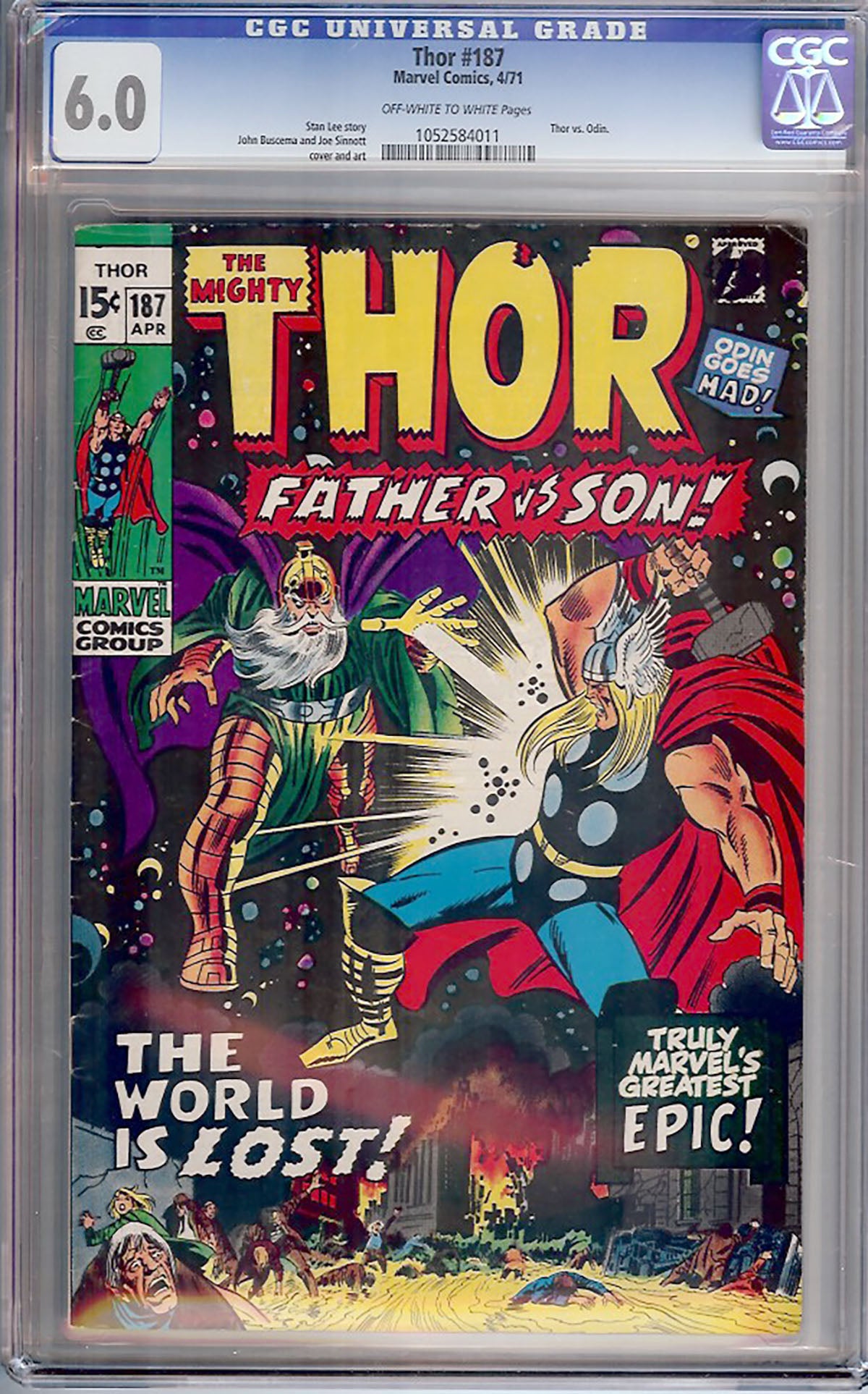 Thor #187 (Marvel, 1971) CGC 6.0
