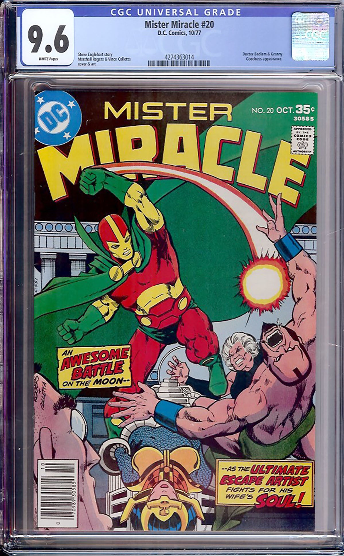 Mister Miracle #20 (Oct 1977, DC) CGC 9.6