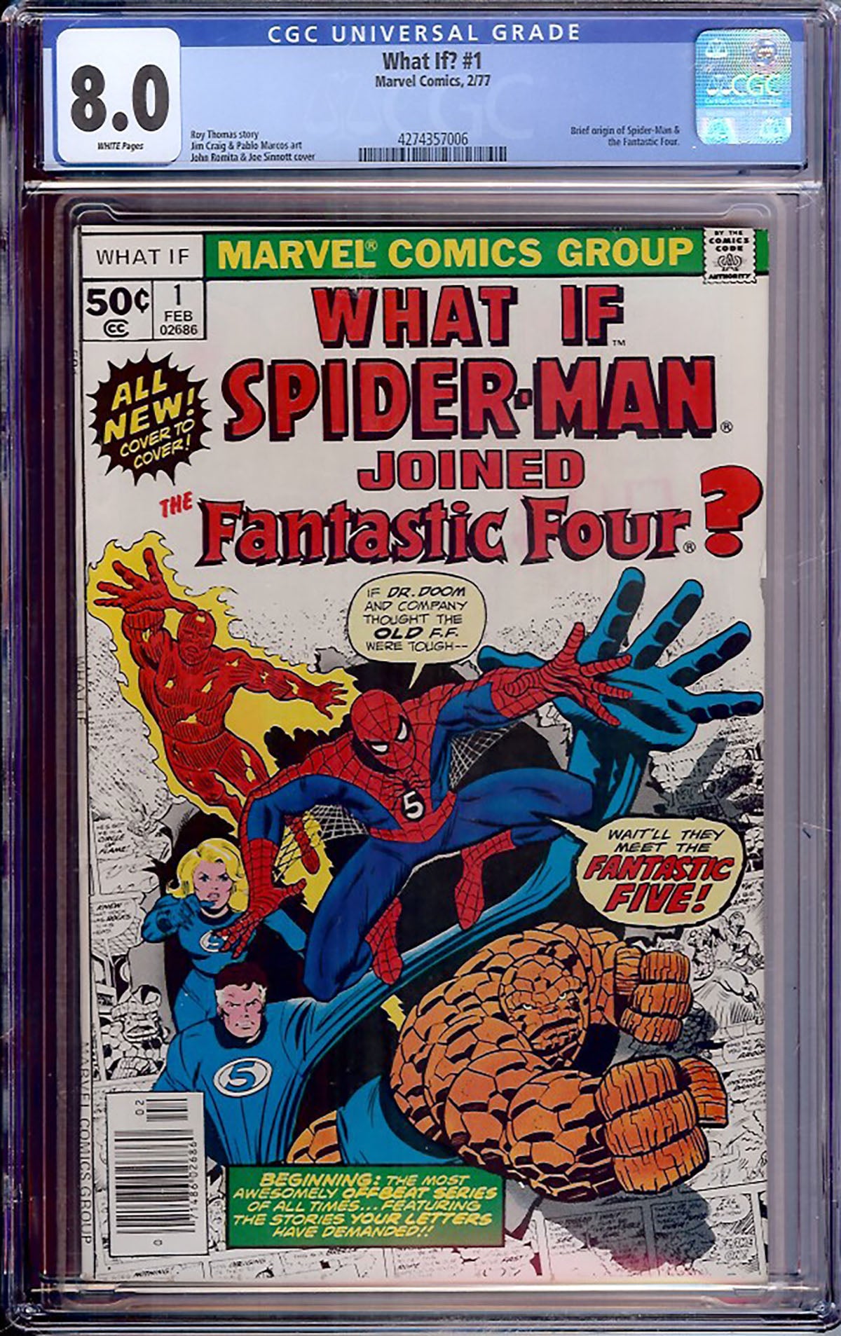 What If? #1 (Marvel, 1977) CGC 8.0
