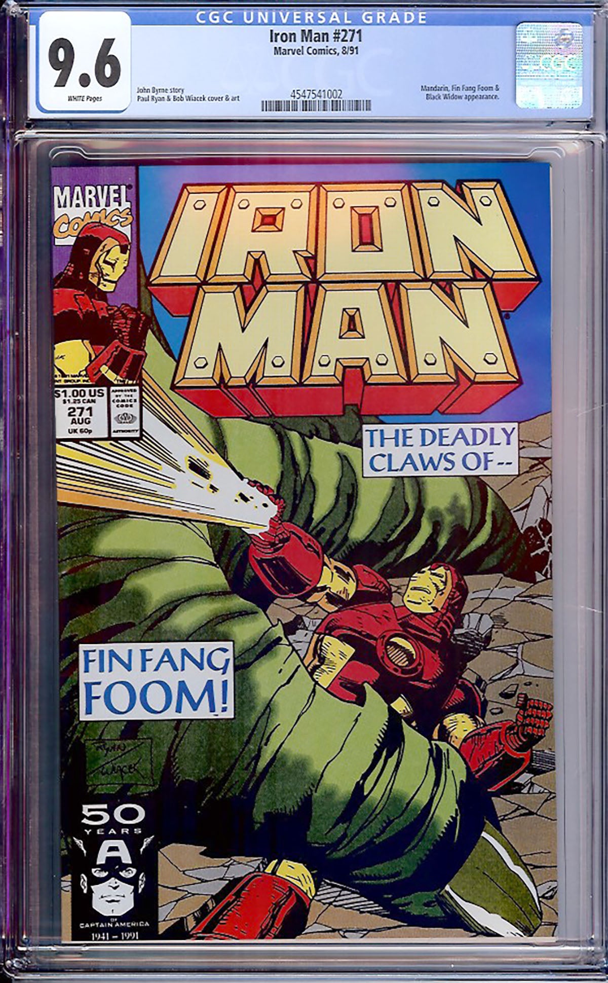 Iron Man #271 (Marvel, 1991) CGC 9.6