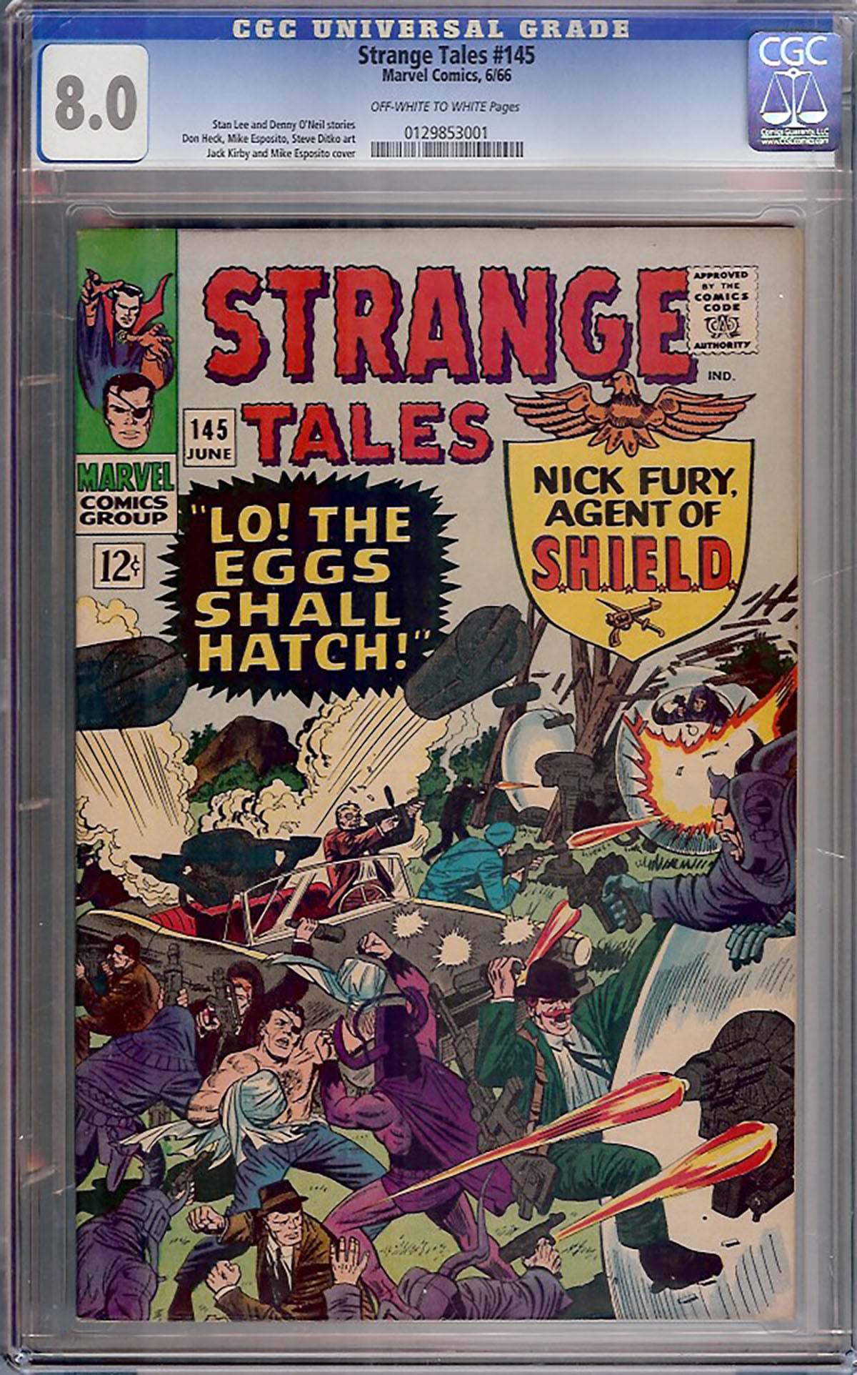 Strange Tales #145 (Marvel, 1966) CGC 8.0