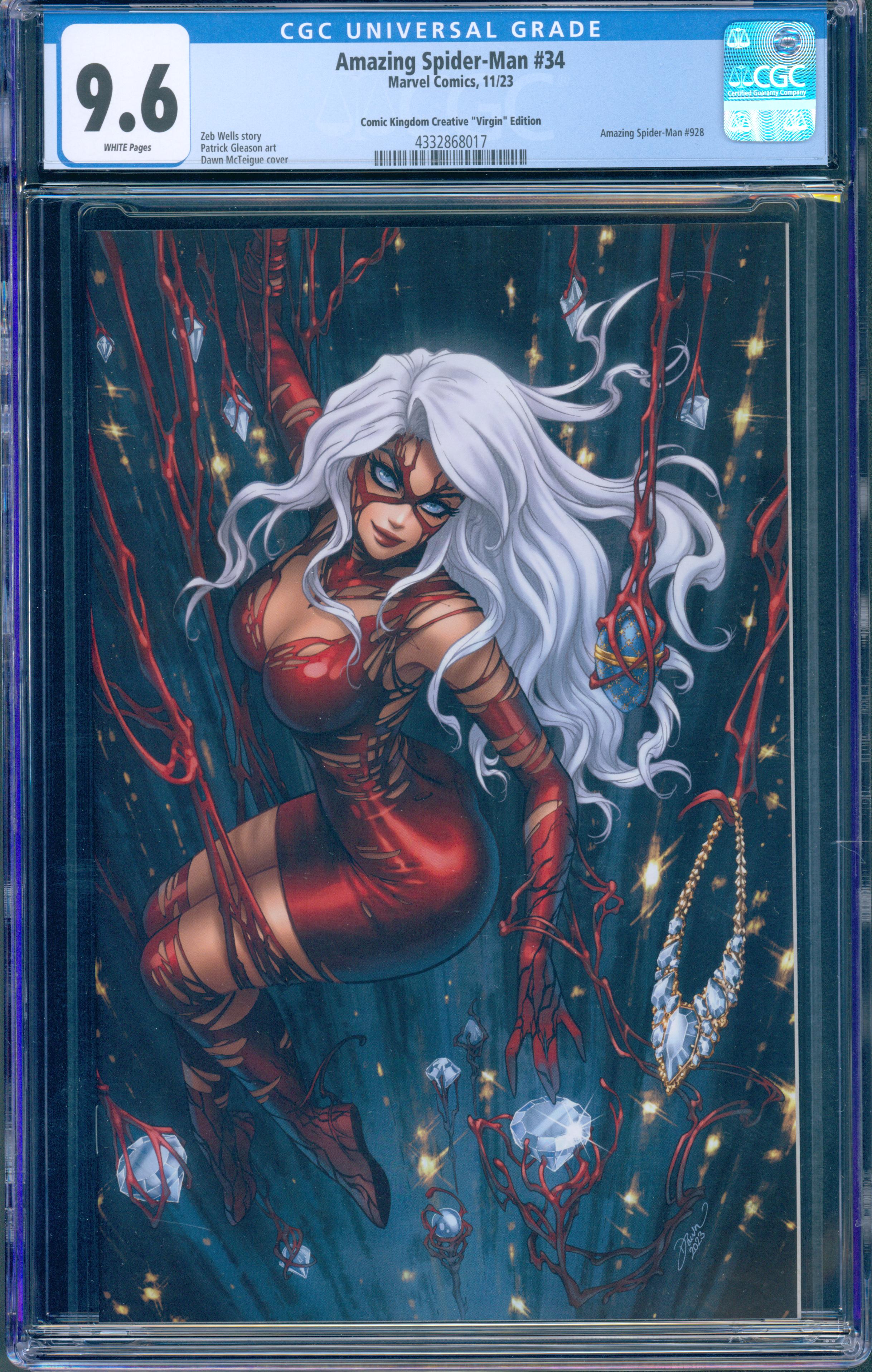 Amazing Spider-Man #34 (Marvel, 2023) CGC 9.6 (Virgin Variant)
